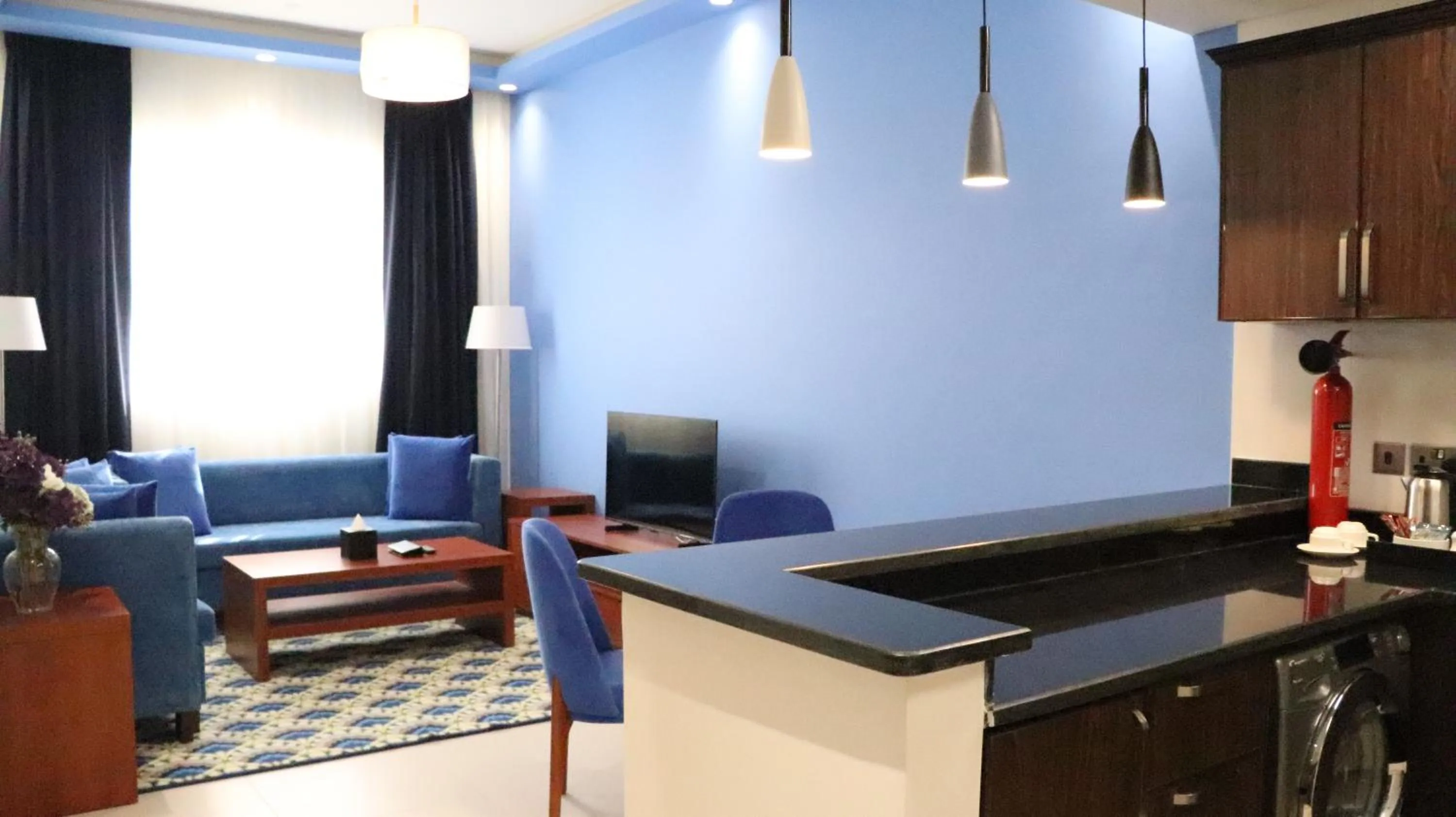 Seating area in Al Riyadh Hotel Apartments