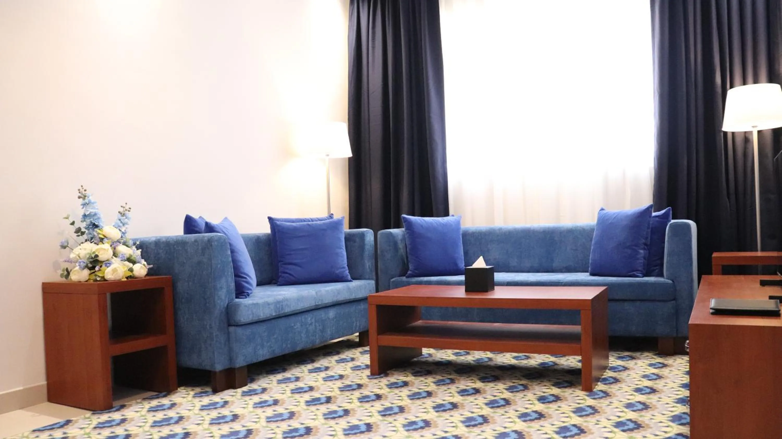 Seating area in Al Riyadh Hotel Apartments