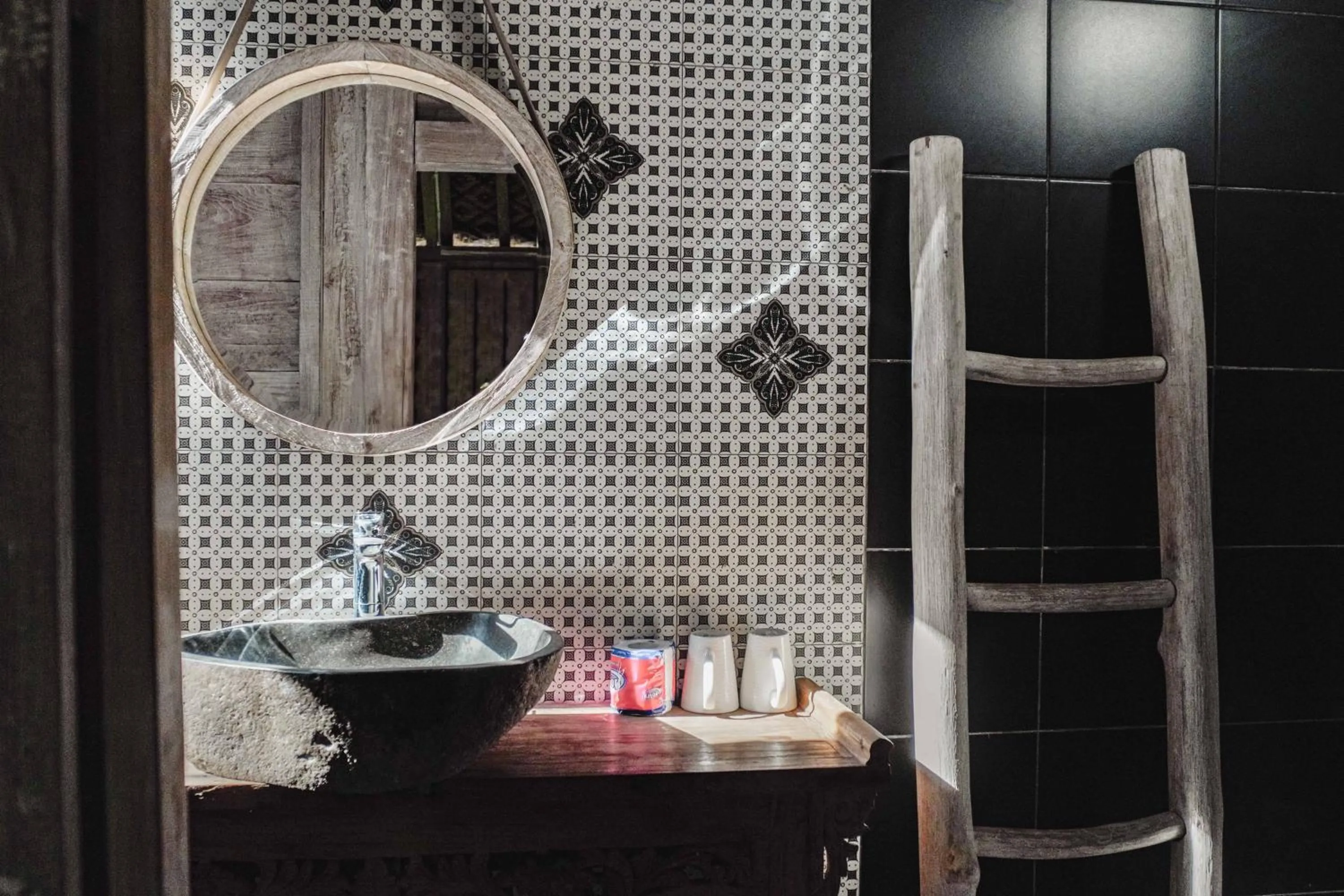 Bathroom in Java Wood