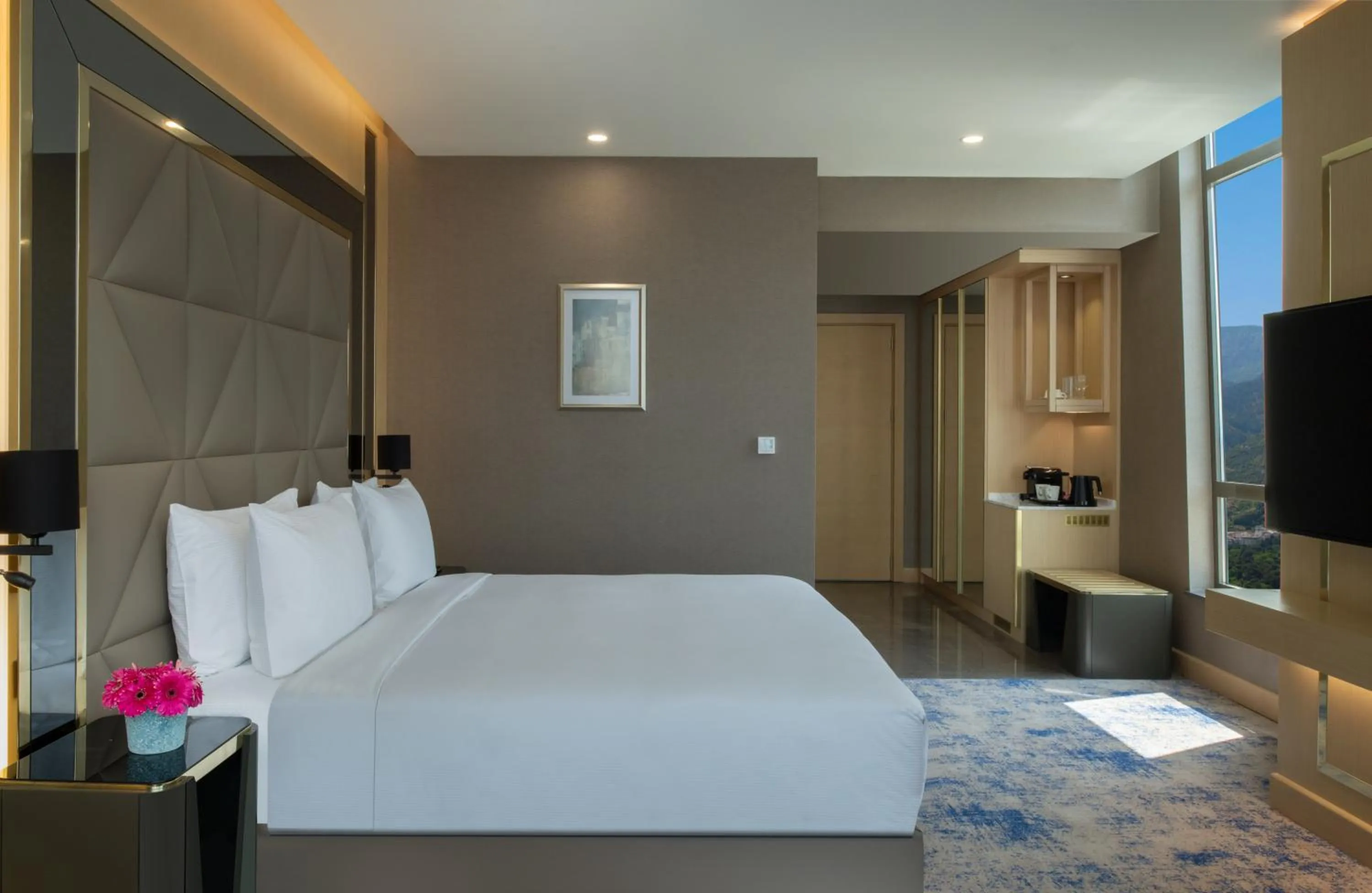 TV and multimedia, Bed in DoubleTree by Hilton Manisa