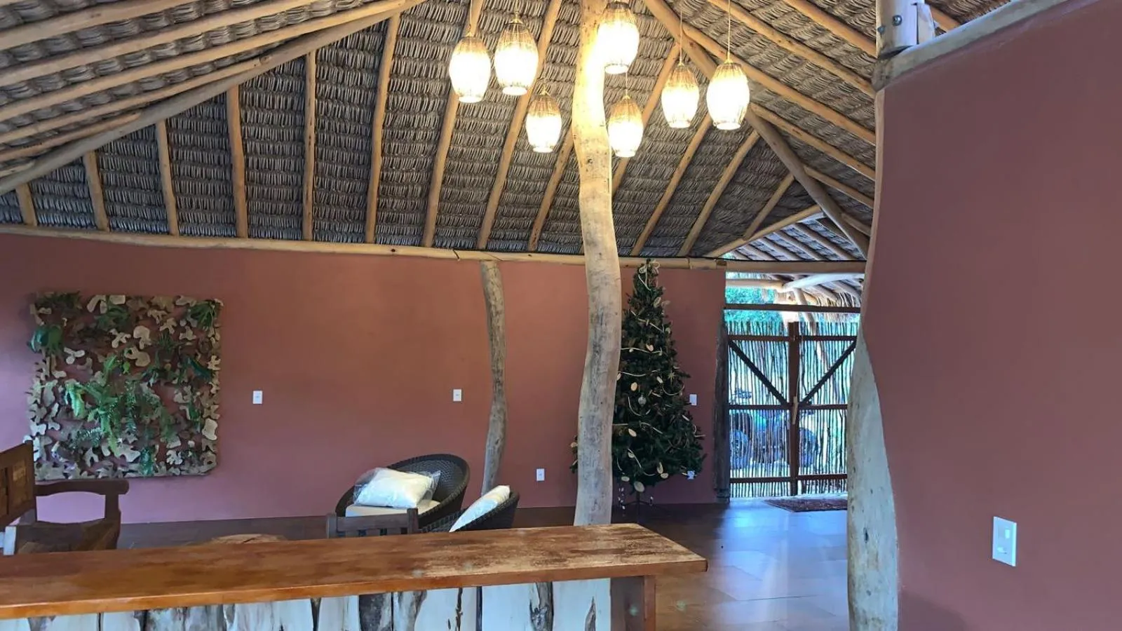 Lobby or reception in Pousada Vila Camurim