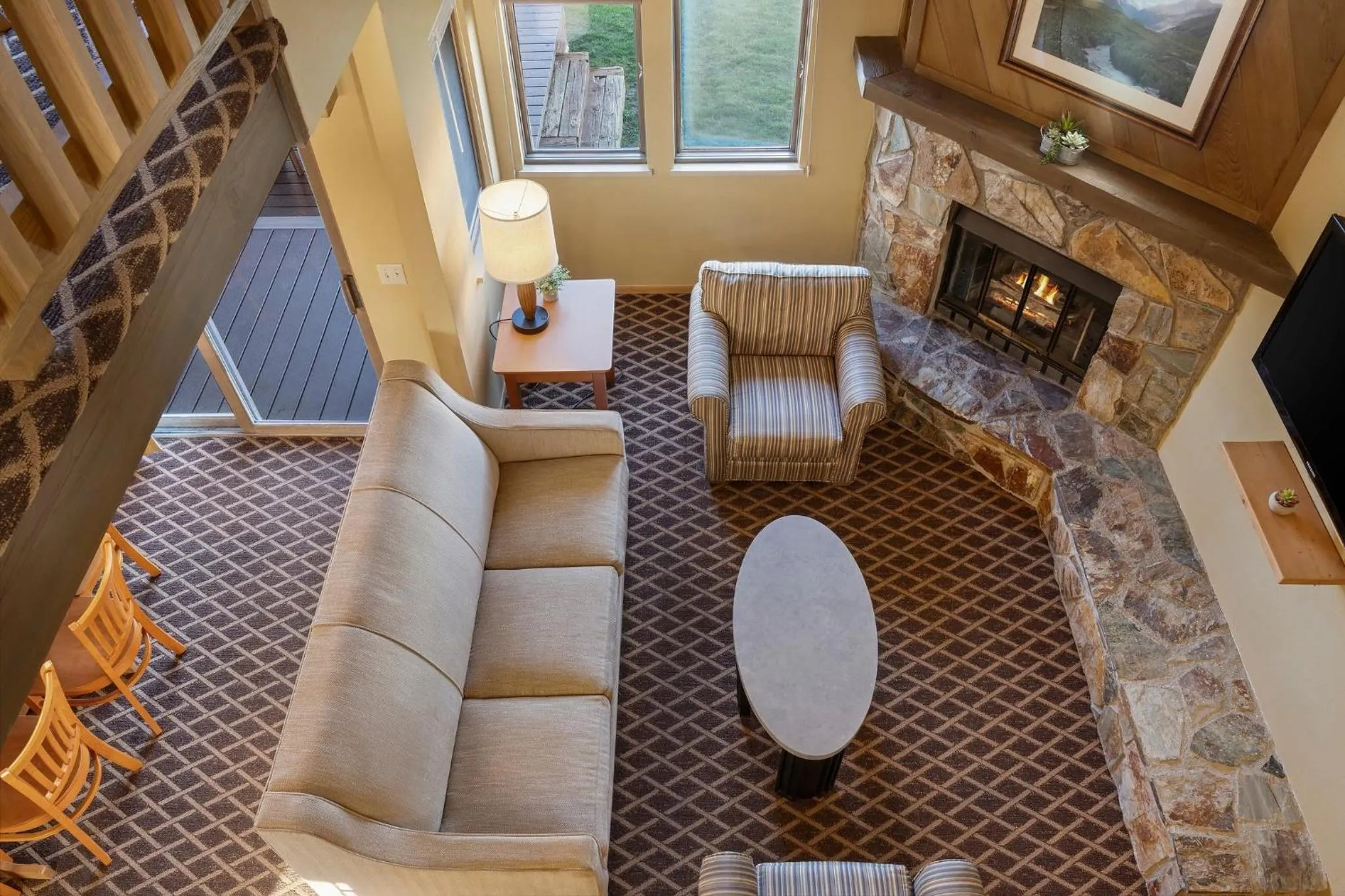 Living room in Club Wyndham Pagosa