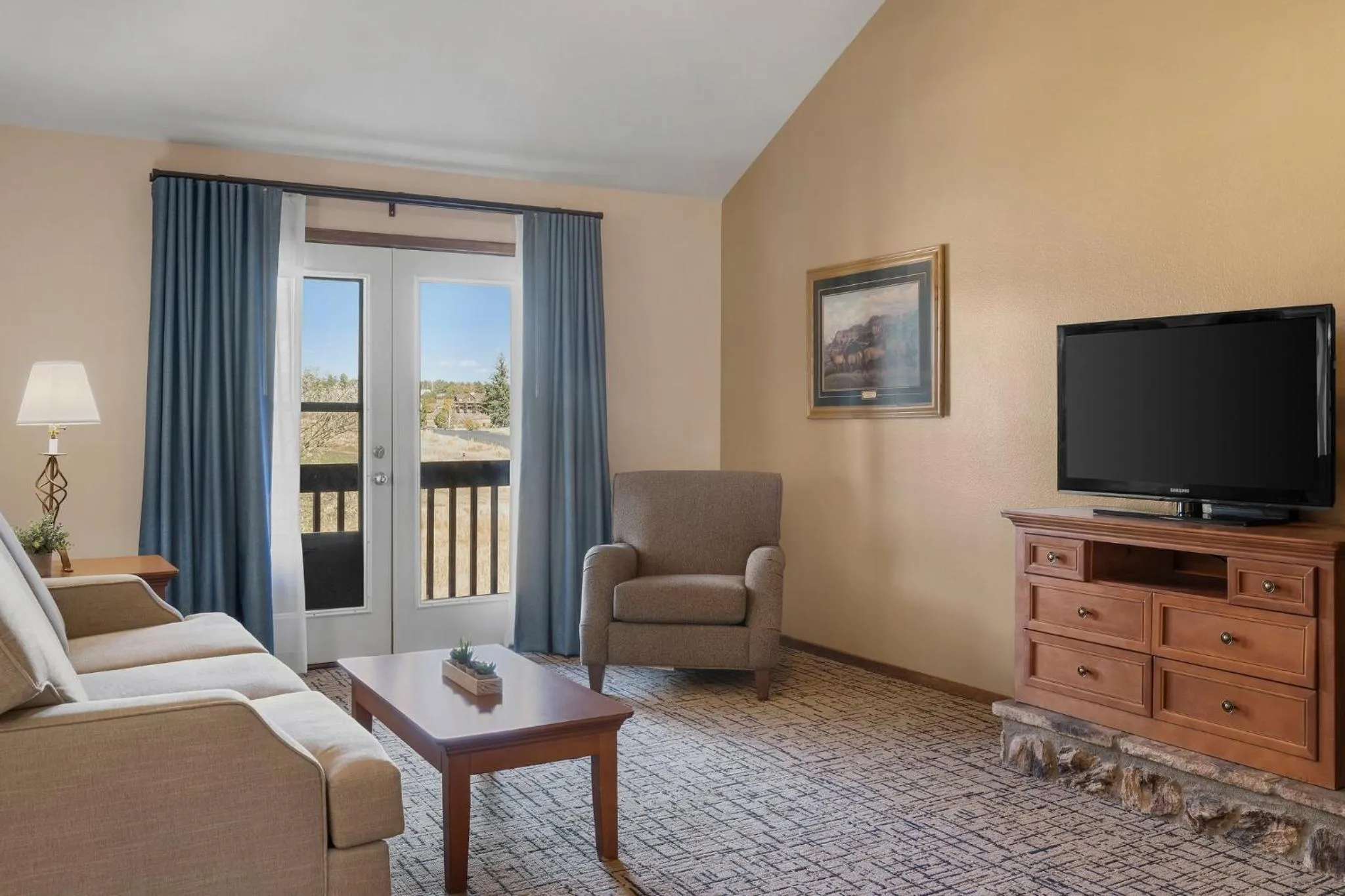 Living room in Club Wyndham Pagosa