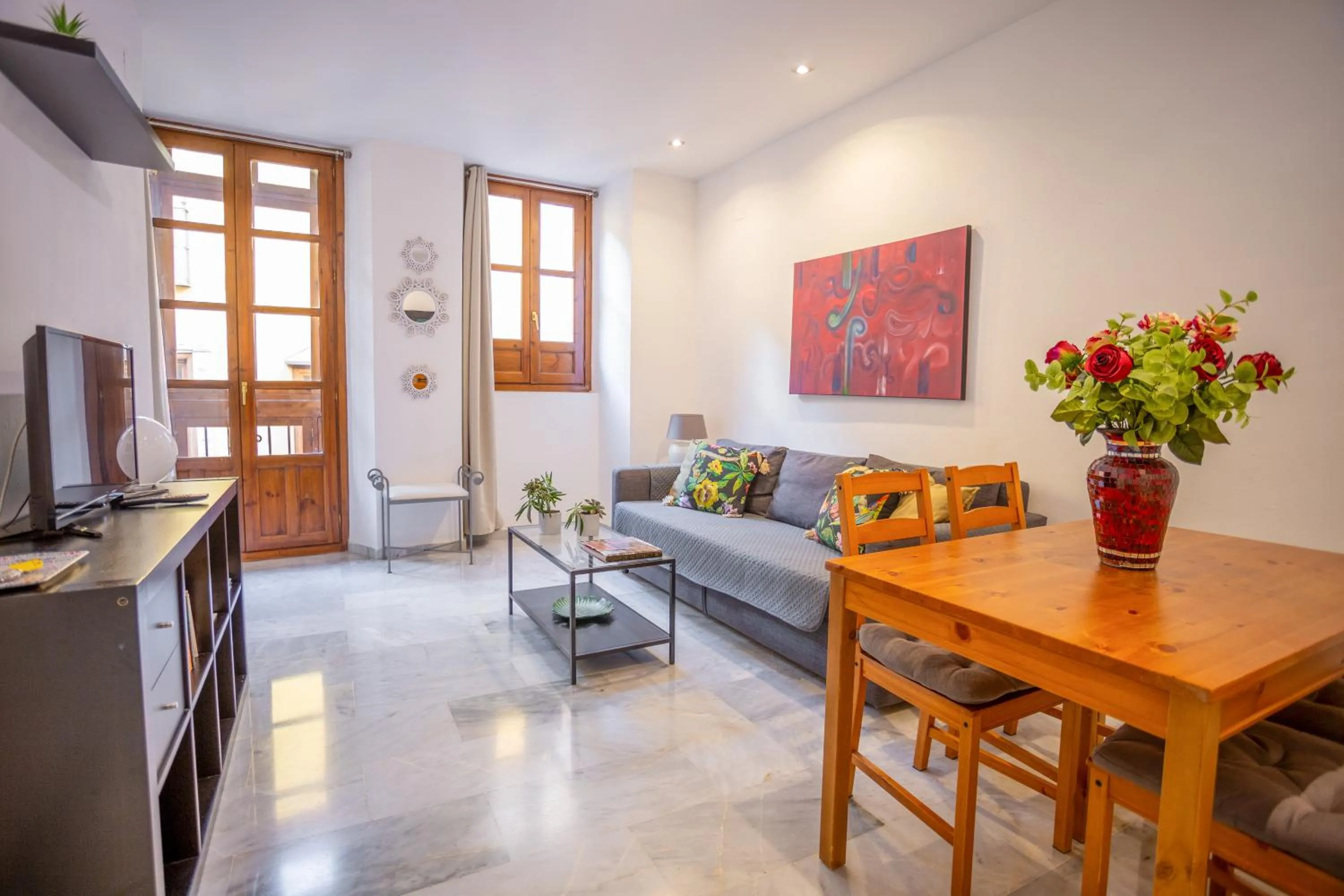 Living room in Apartamentos Granata