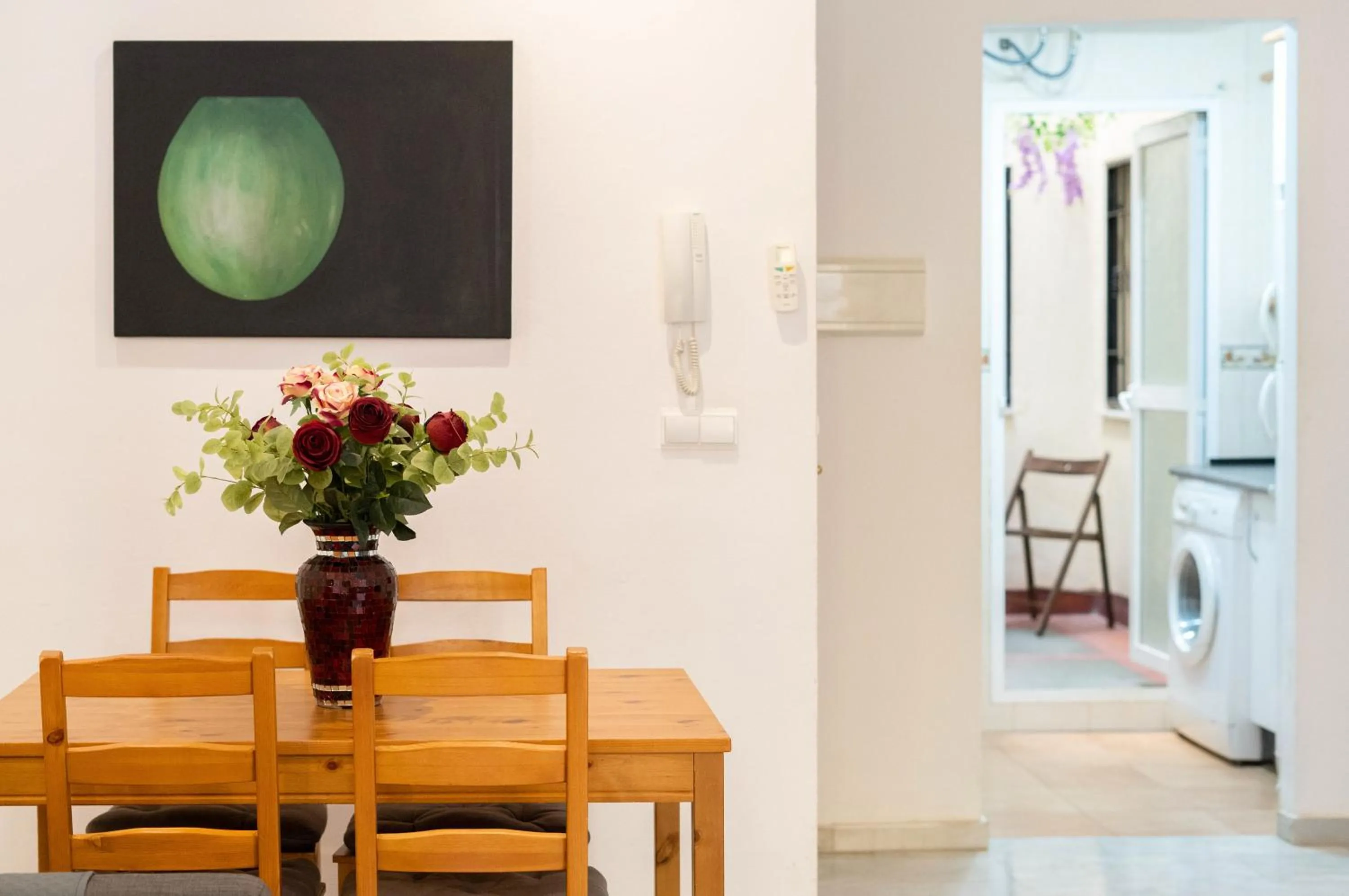 Kitchen or kitchenette in Apartamentos Granata