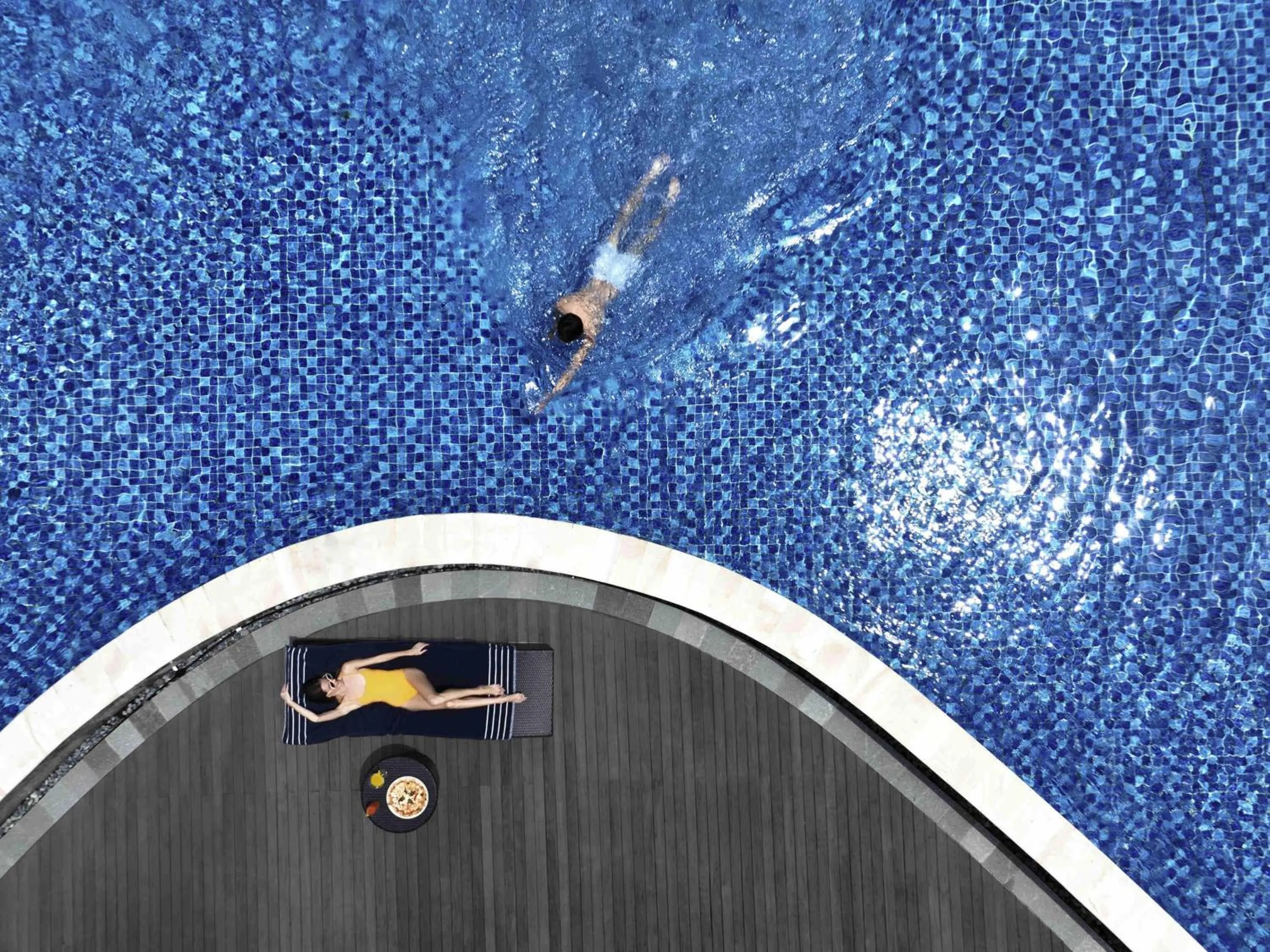 Pool view in Pullman Lombok Merujani Mandalika Beach Resort