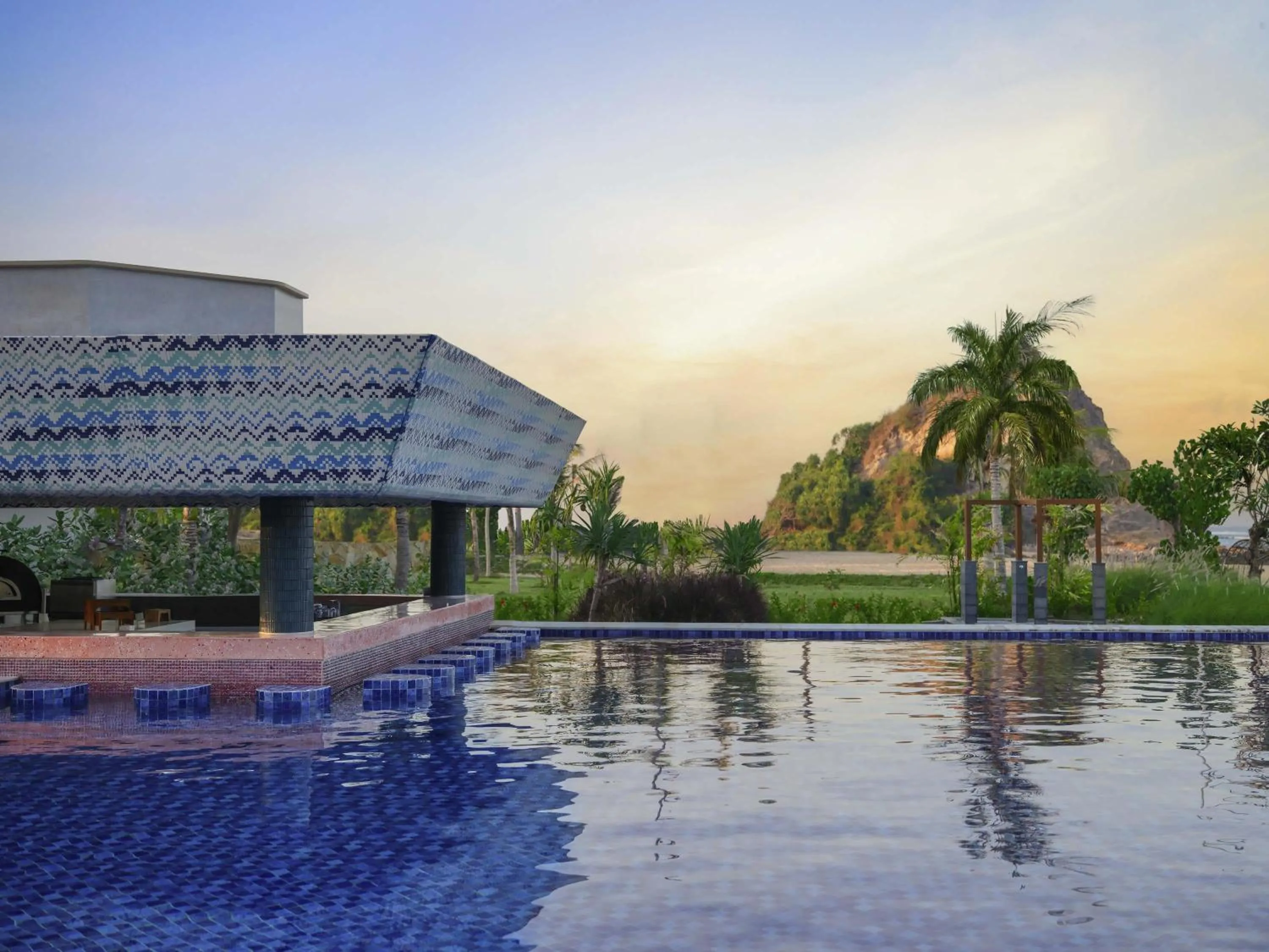Lounge or bar in Pullman Lombok Merujani Mandalika Beach Resort