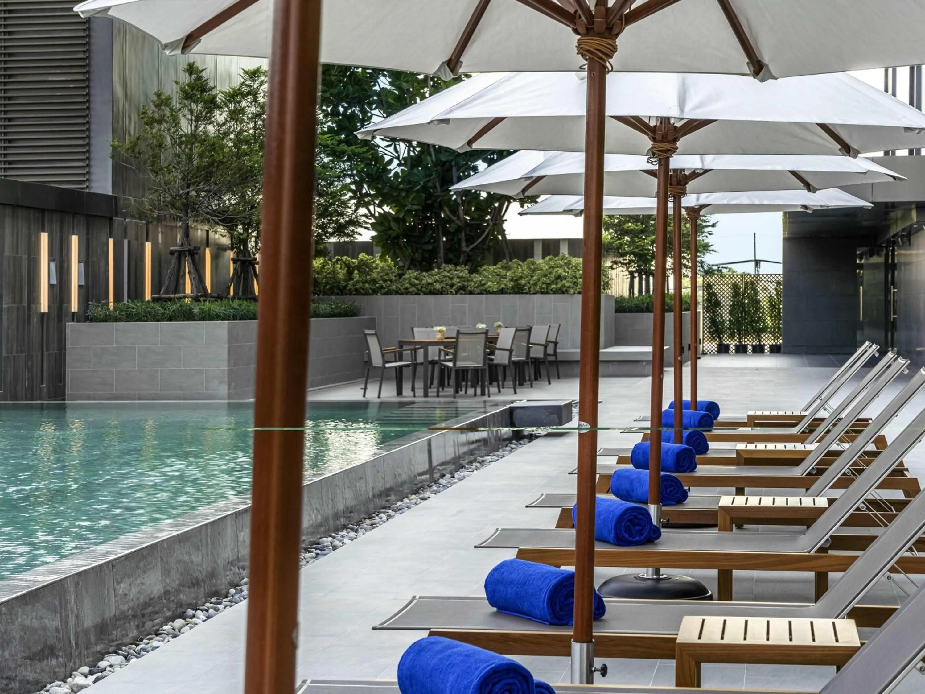 Pool view in Novotel Bangkok Future Park Rangsit