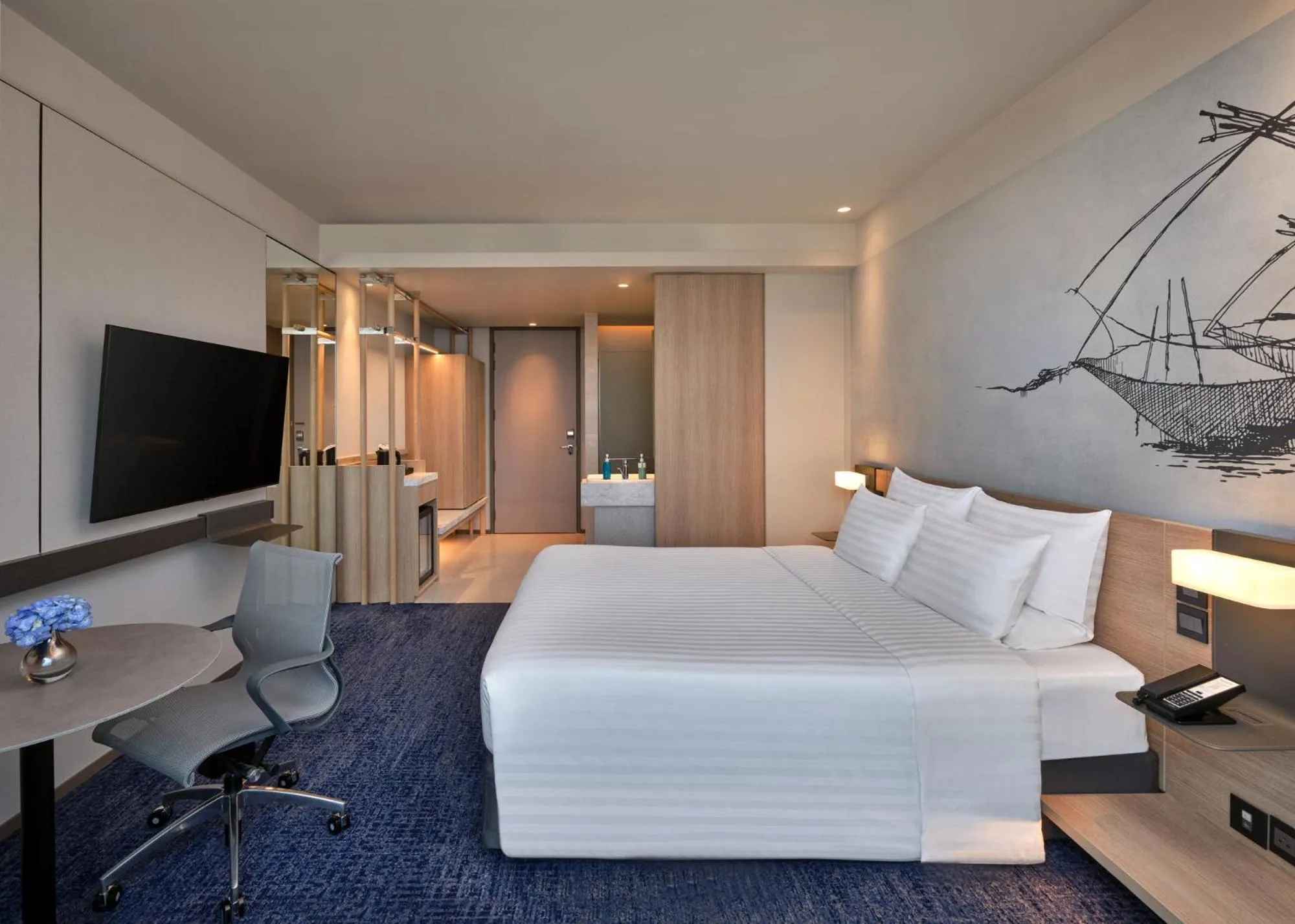 Communal lounge/ TV room in Novotel Bangkok Future Park Rangsit