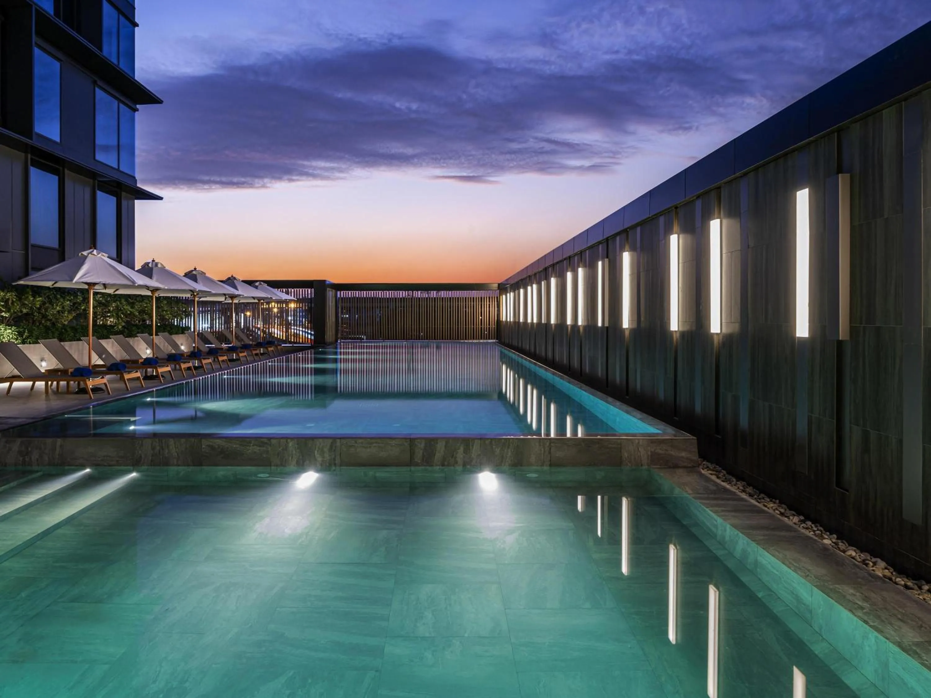 Pool view in Novotel Bangkok Future Park Rangsit