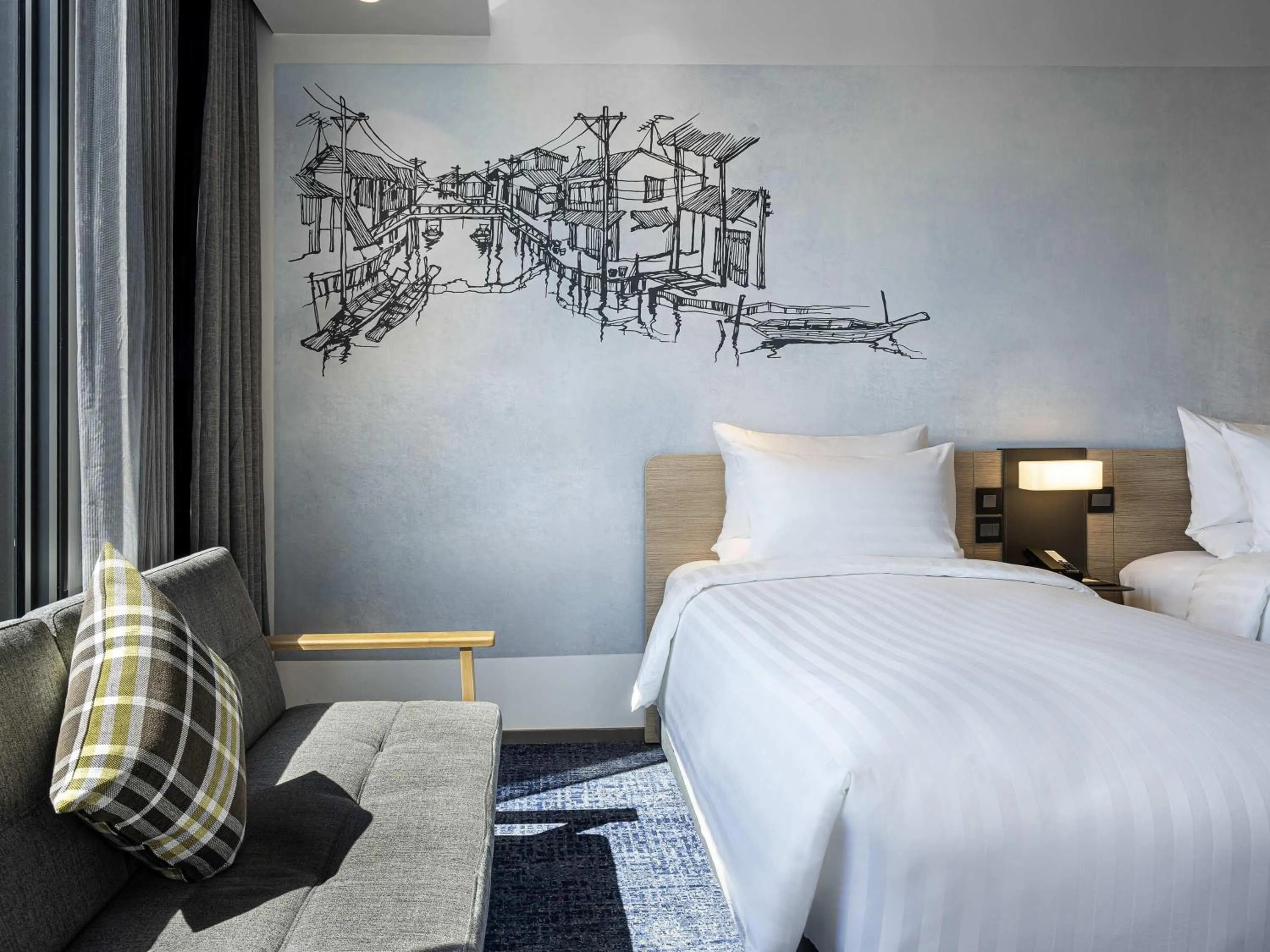 Bedroom, Bed in Novotel Bangkok Future Park Rangsit