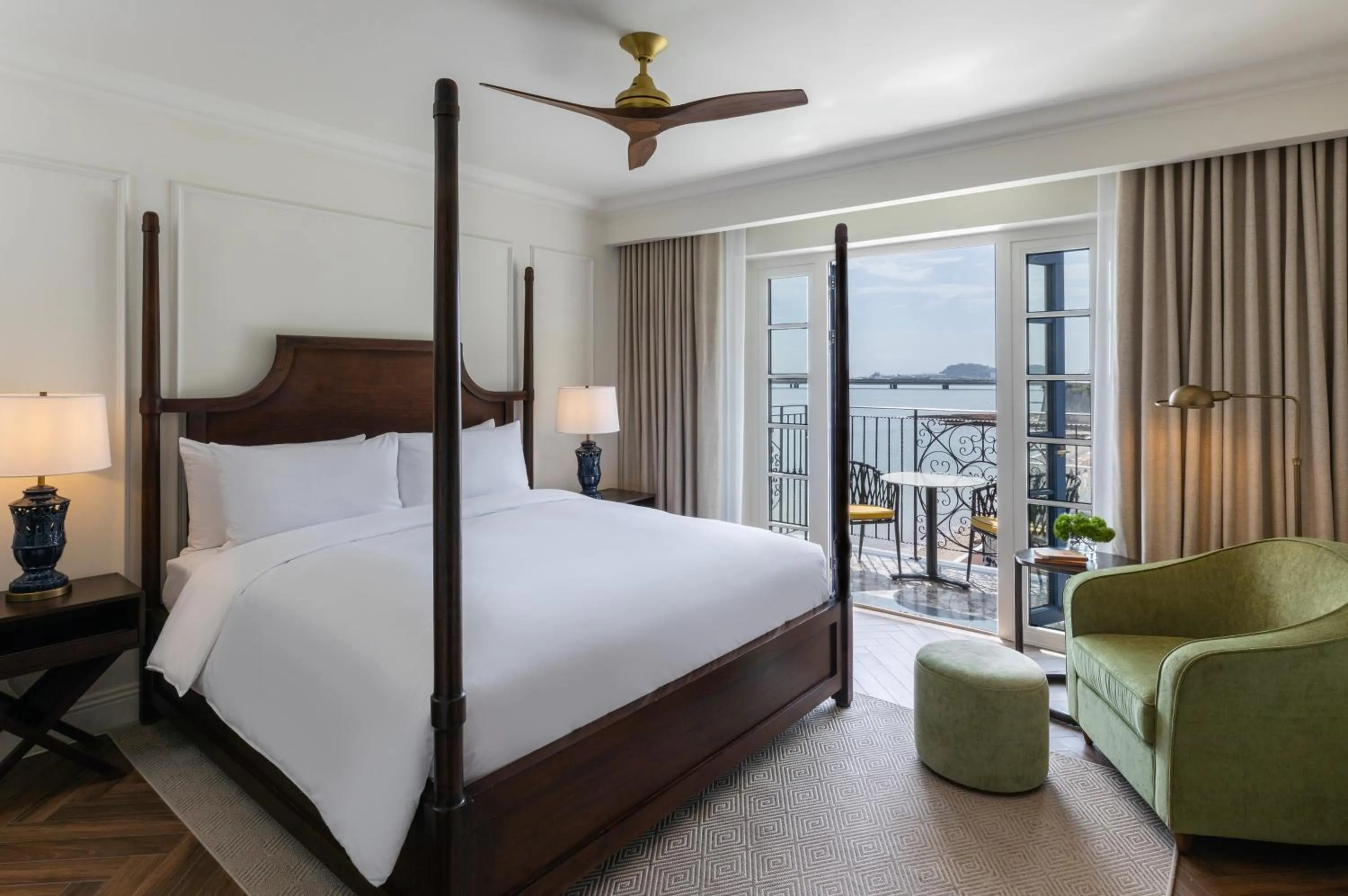 View (from property/room), Bed in Sofitel Legend Casco Viejo, Panama City