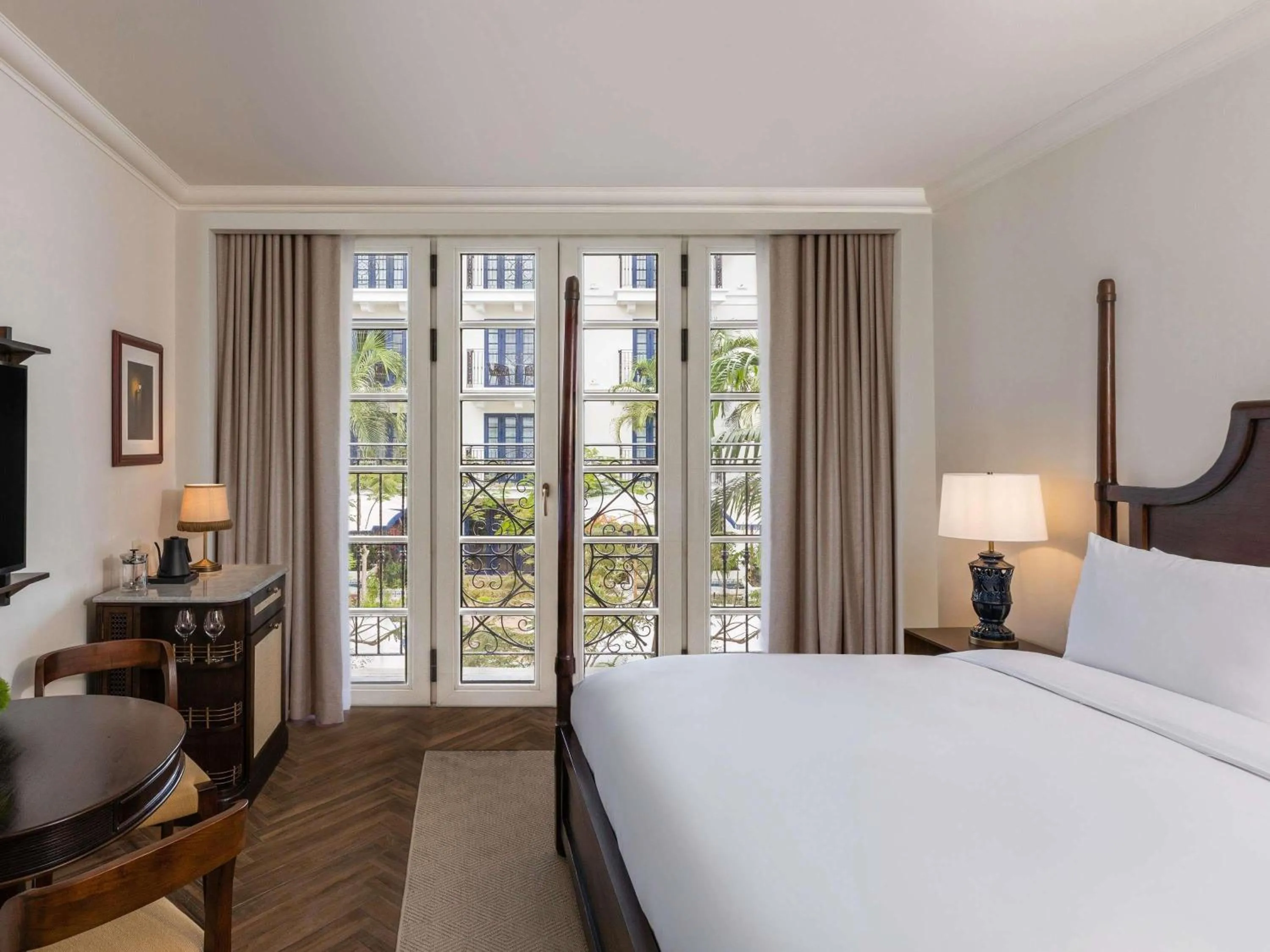Bedroom, Bed in Sofitel Legend Casco Viejo, Panama City