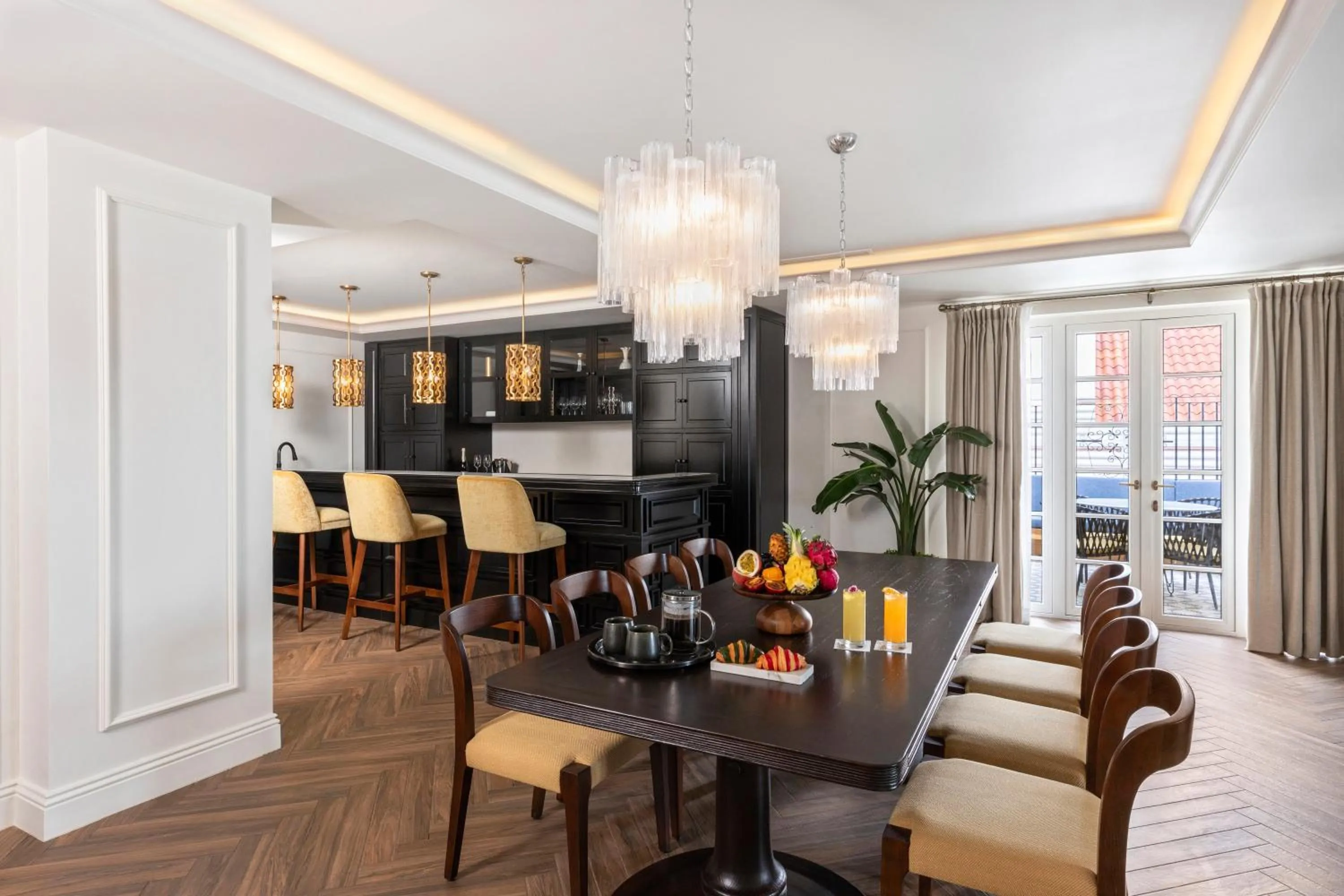 Dining area in Sofitel Legend Casco Viejo, Panama City
