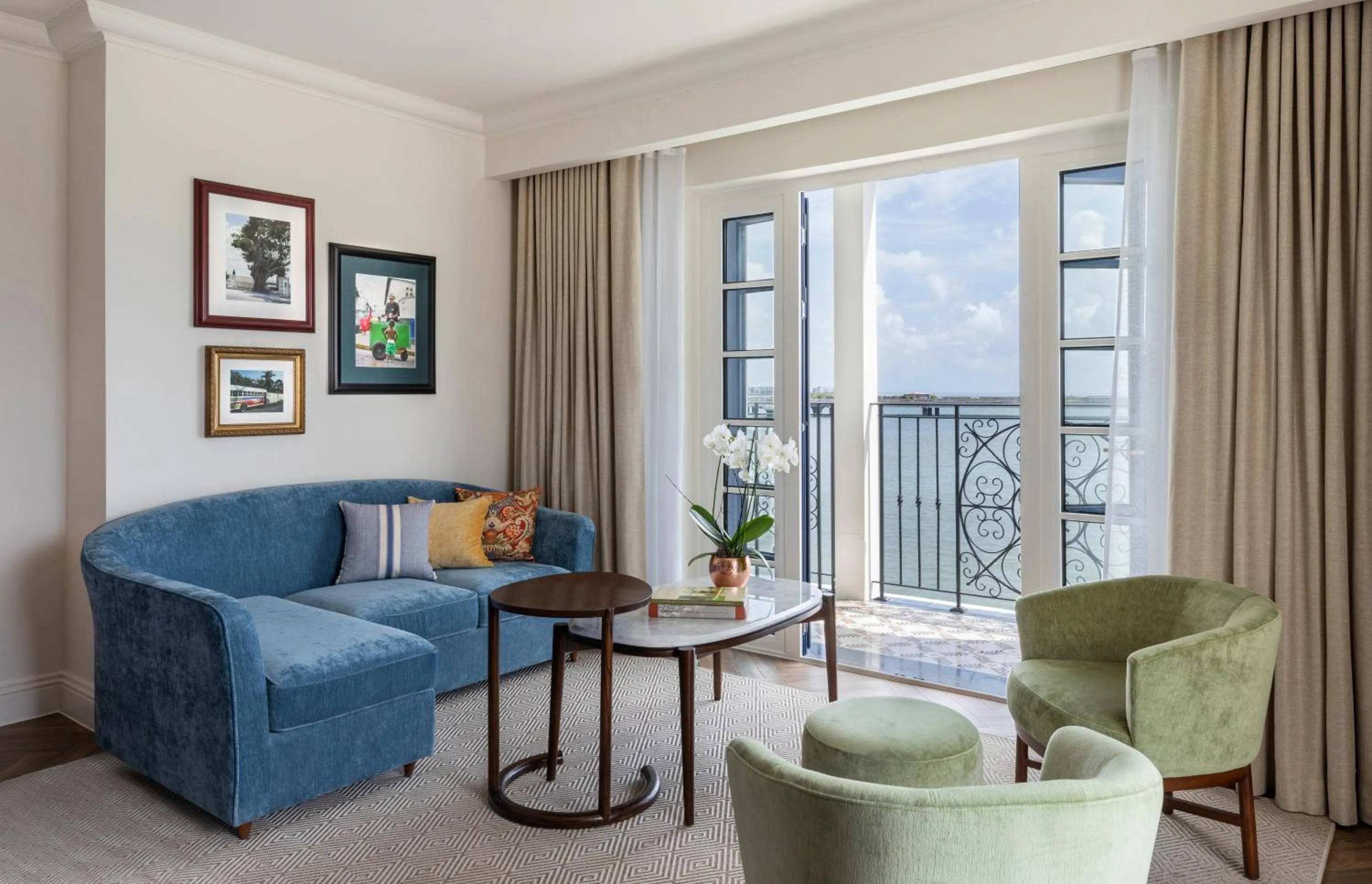 Seating area in Sofitel Legend Casco Viejo, Panama City