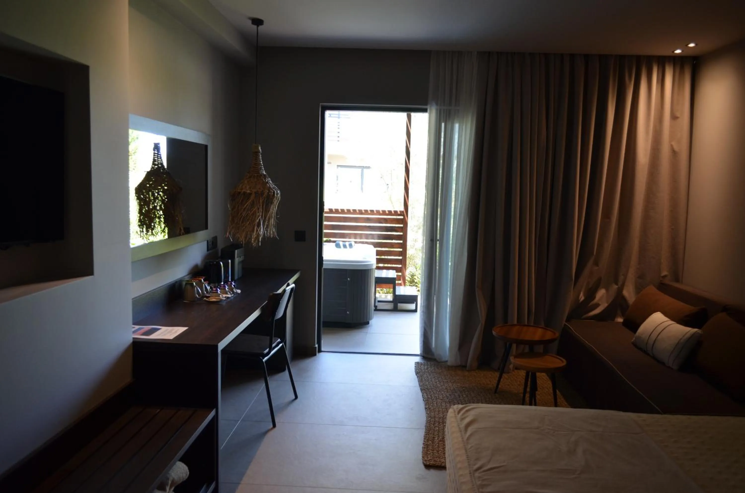 View (from property/room), Bed in Cook's Club Ialysos Rhodes