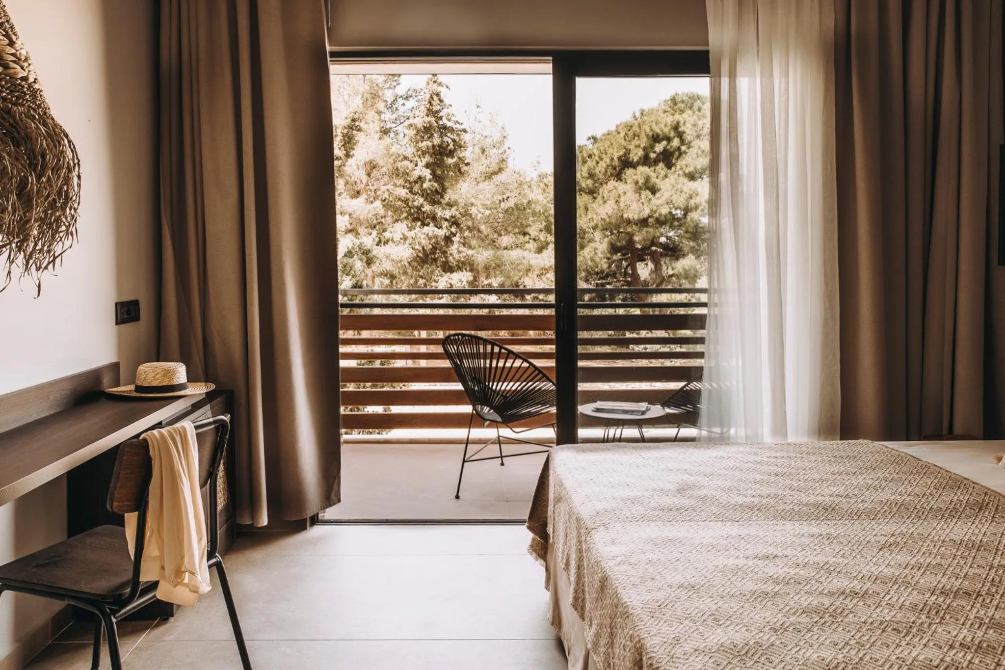 View (from property/room), Bed in Cook's Club Ialysos Rhodes