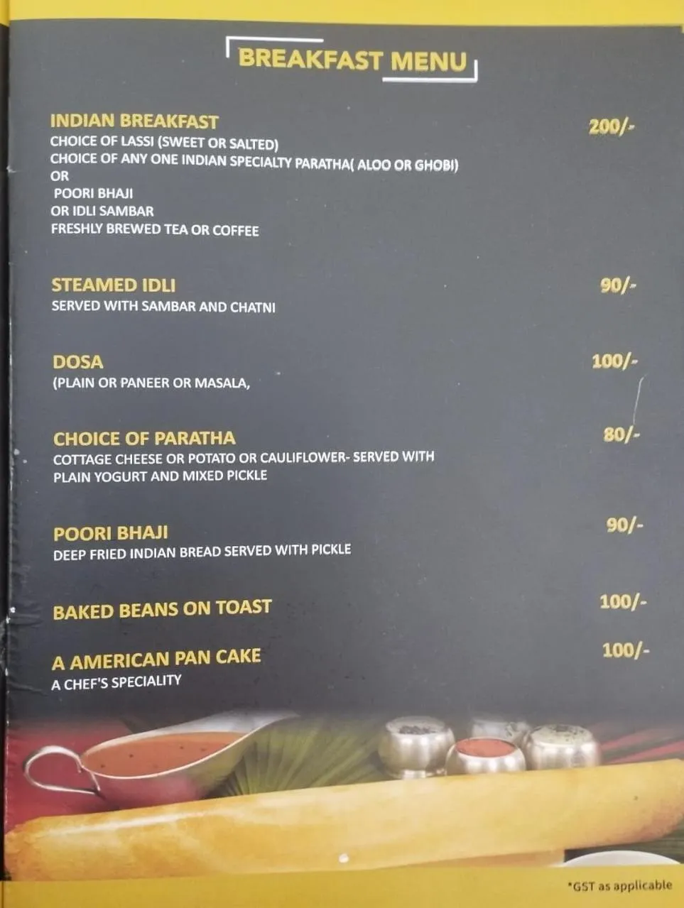 Breakfast in The Knights' Inn