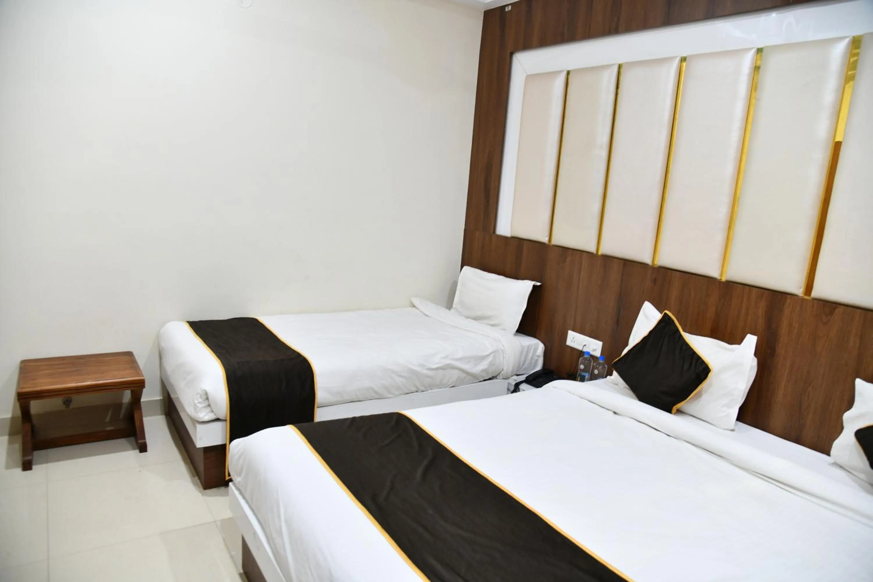 Bed in The Knights' Inn