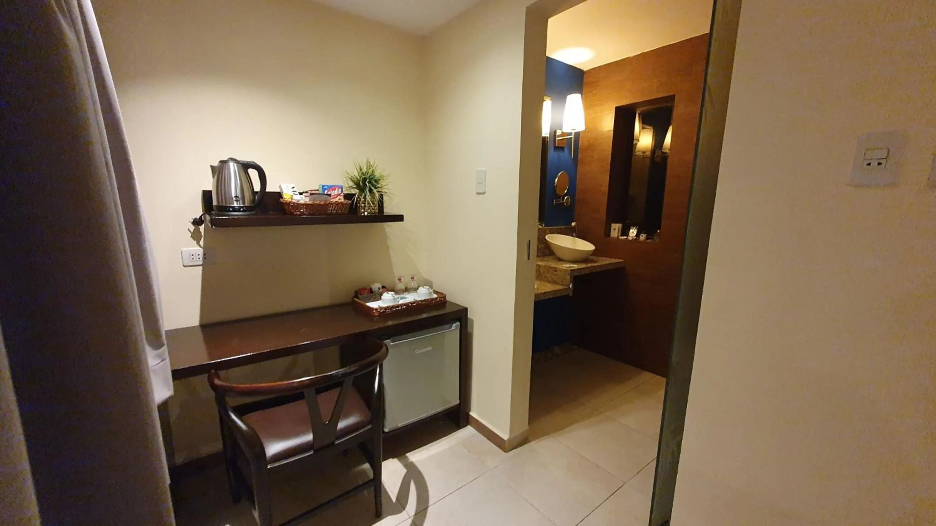 oven, Bed in Alta Gracia Parque Hotel