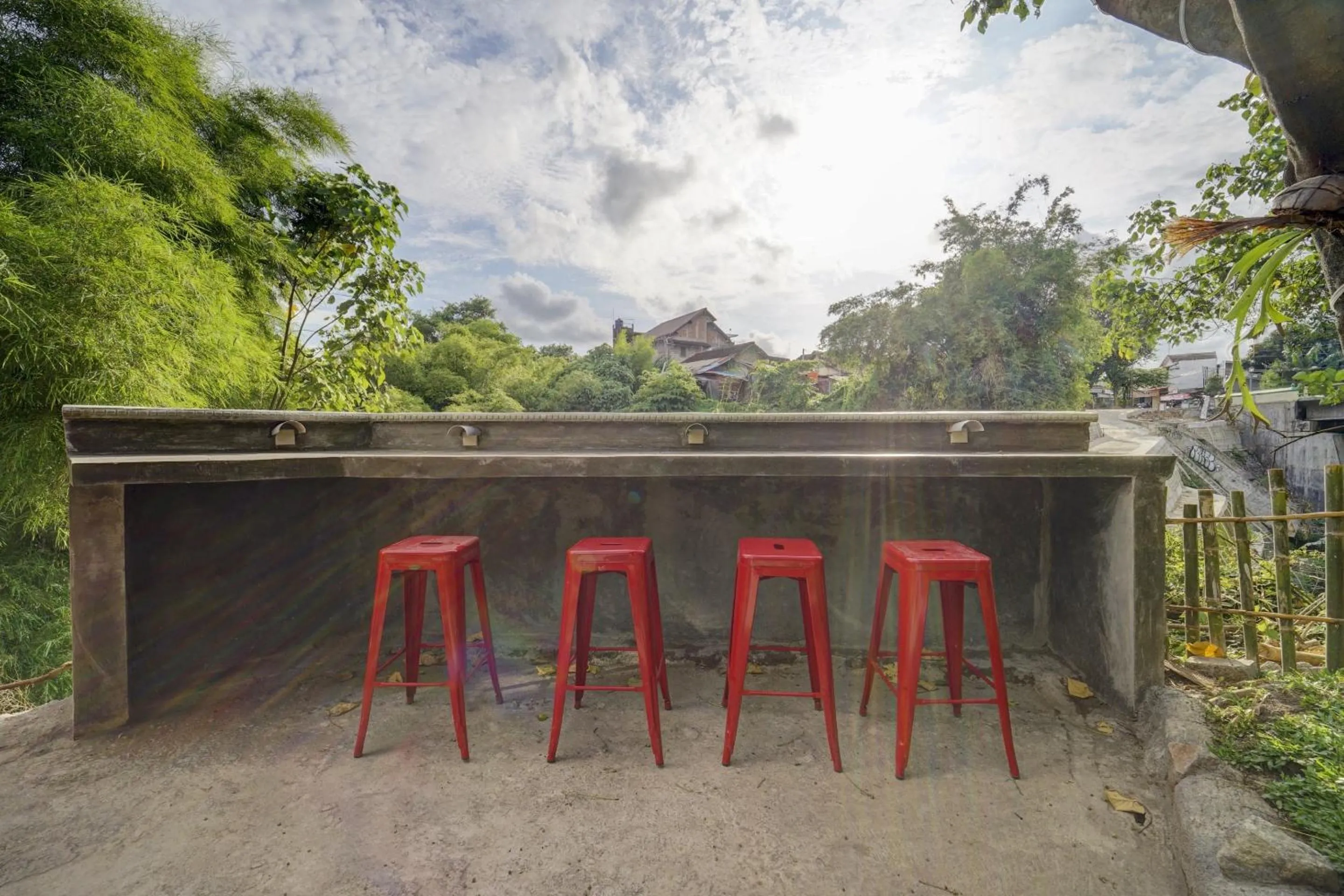Lobby or reception in Hotel O River inn Malioboro