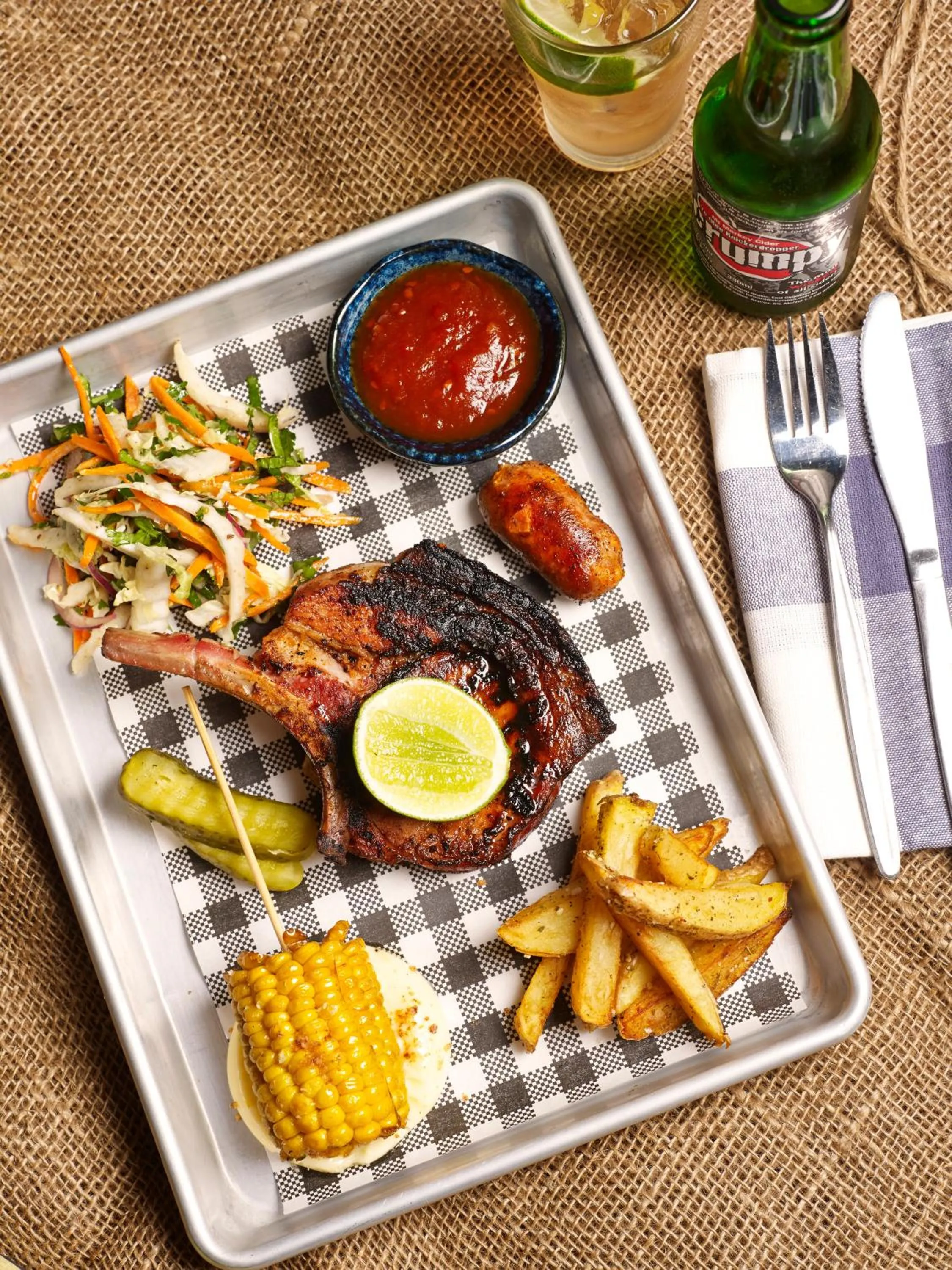 Food close-up in The Harrietville Snowline Hotel