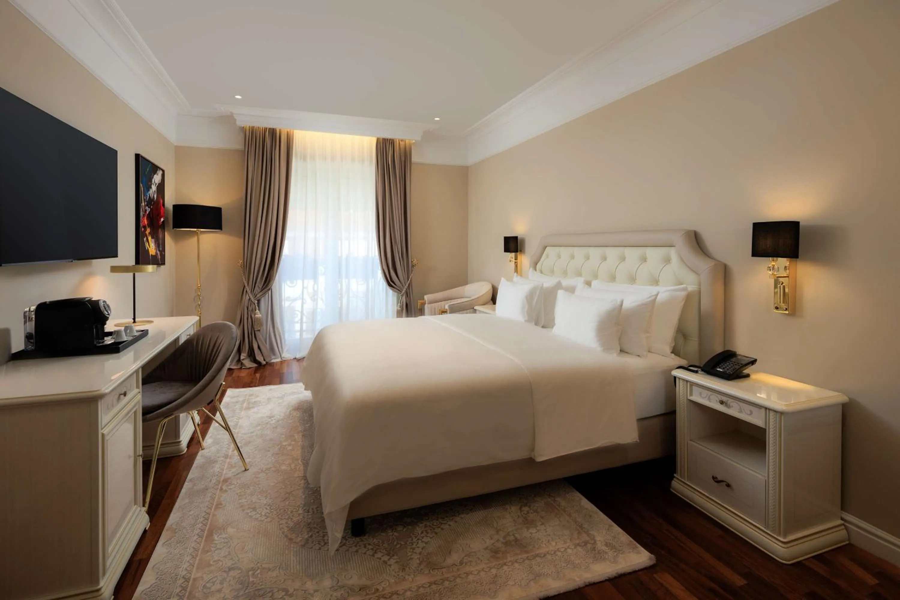 Bedroom, Bed in Radisson Collection Morina Hotel, Tirana