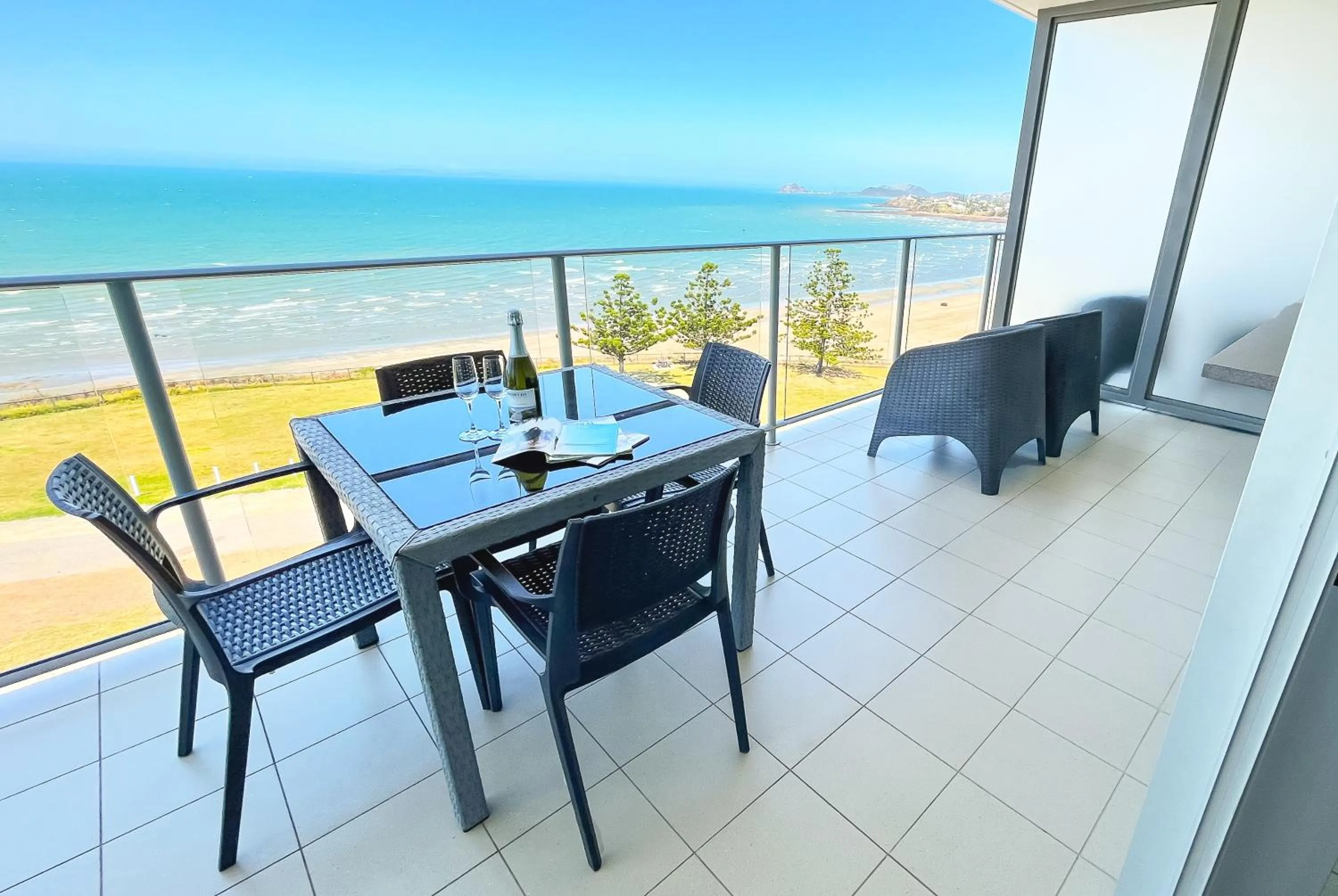 Balcony/Terrace in Oshen Holiday Apartments Yeppoon