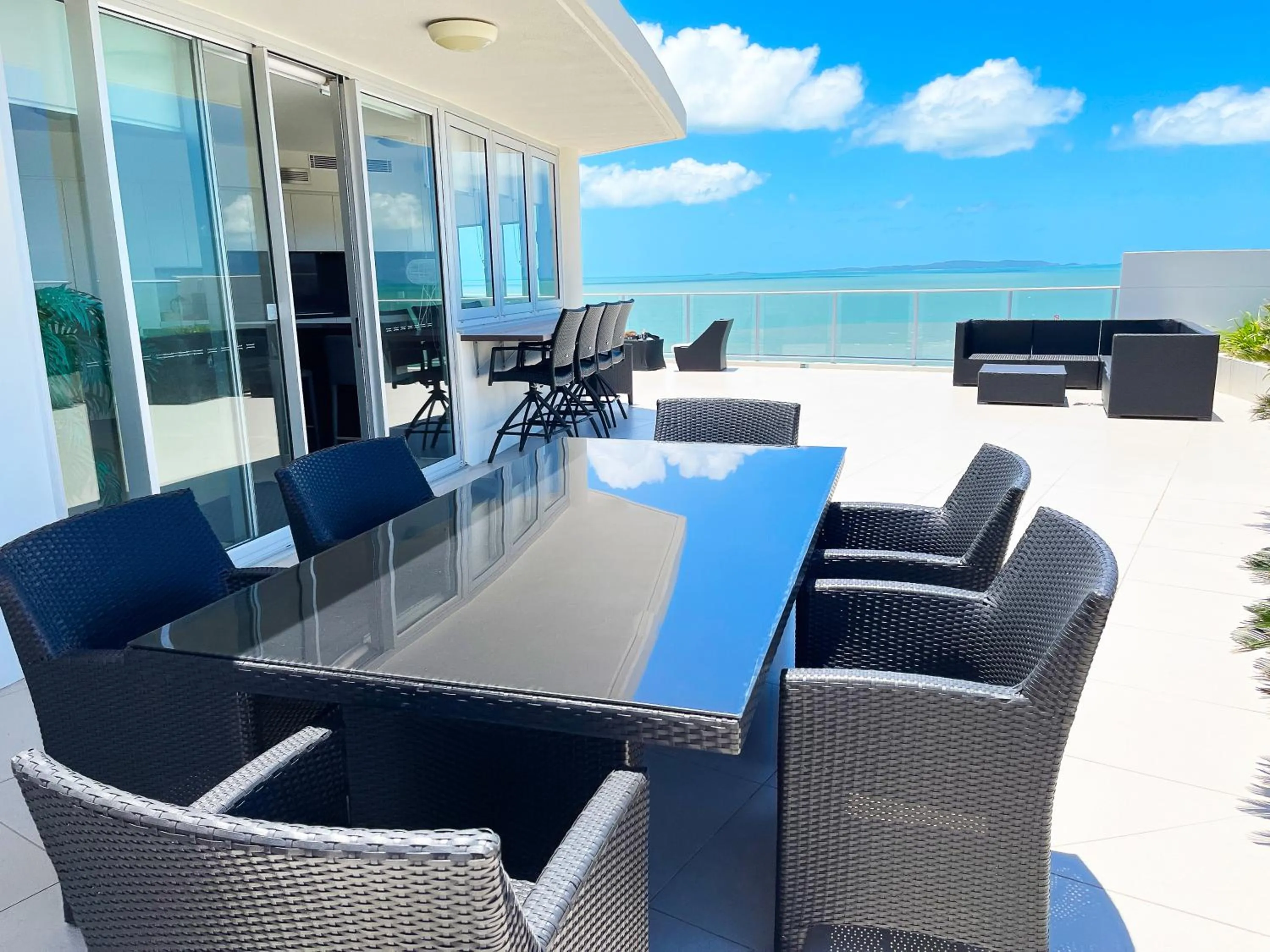 Balcony/Terrace in Oshen Holiday Apartments Yeppoon