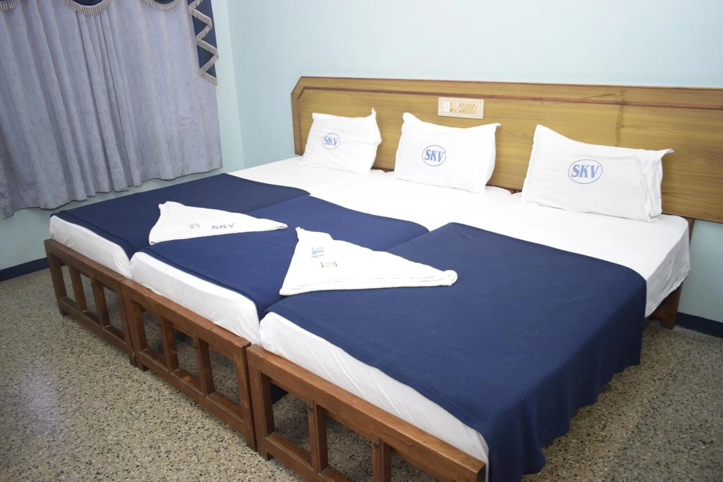 Bed in Sri Krishna Vilas