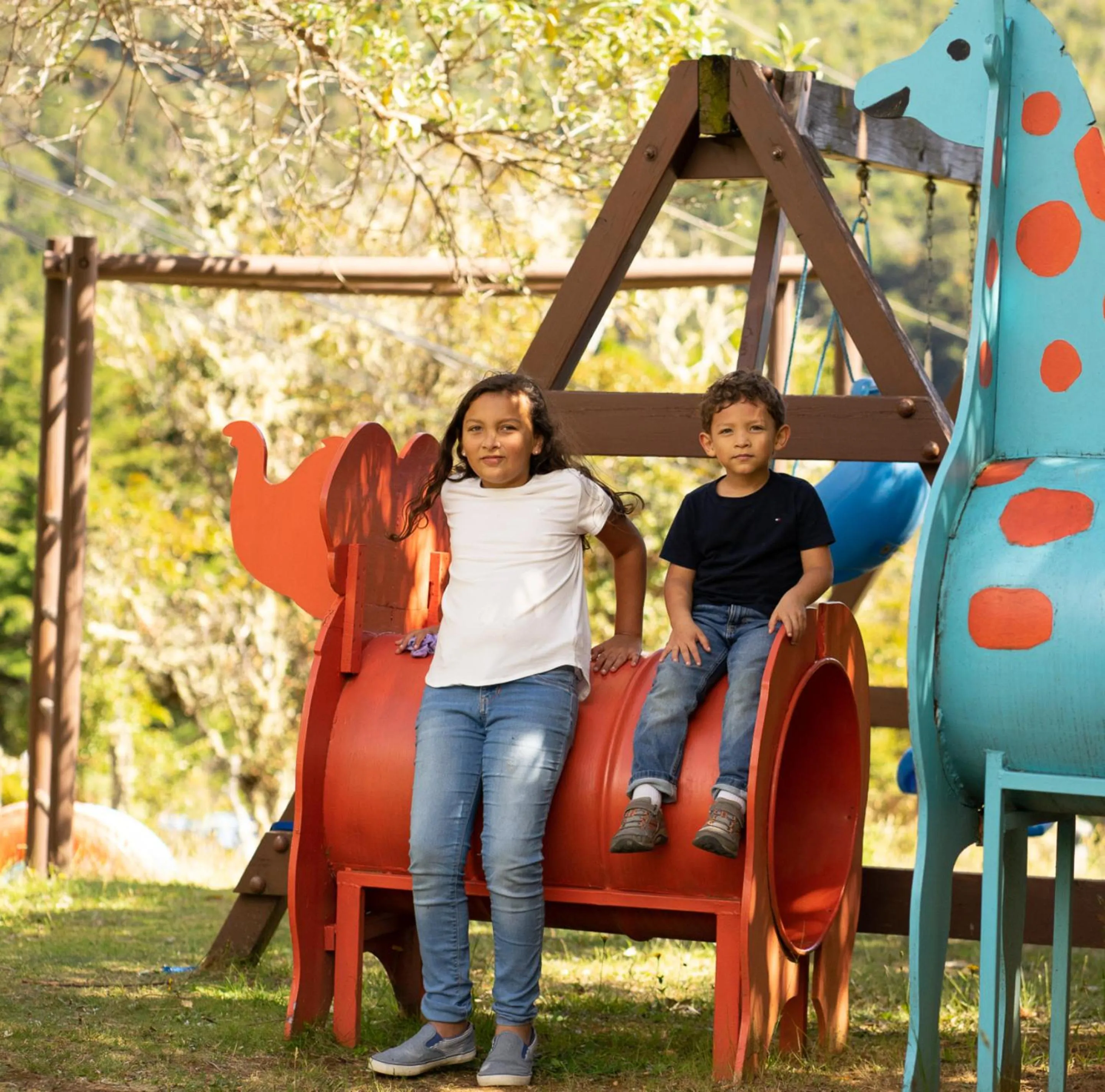 Children play ground in Dantica Cloud Forest Lodge