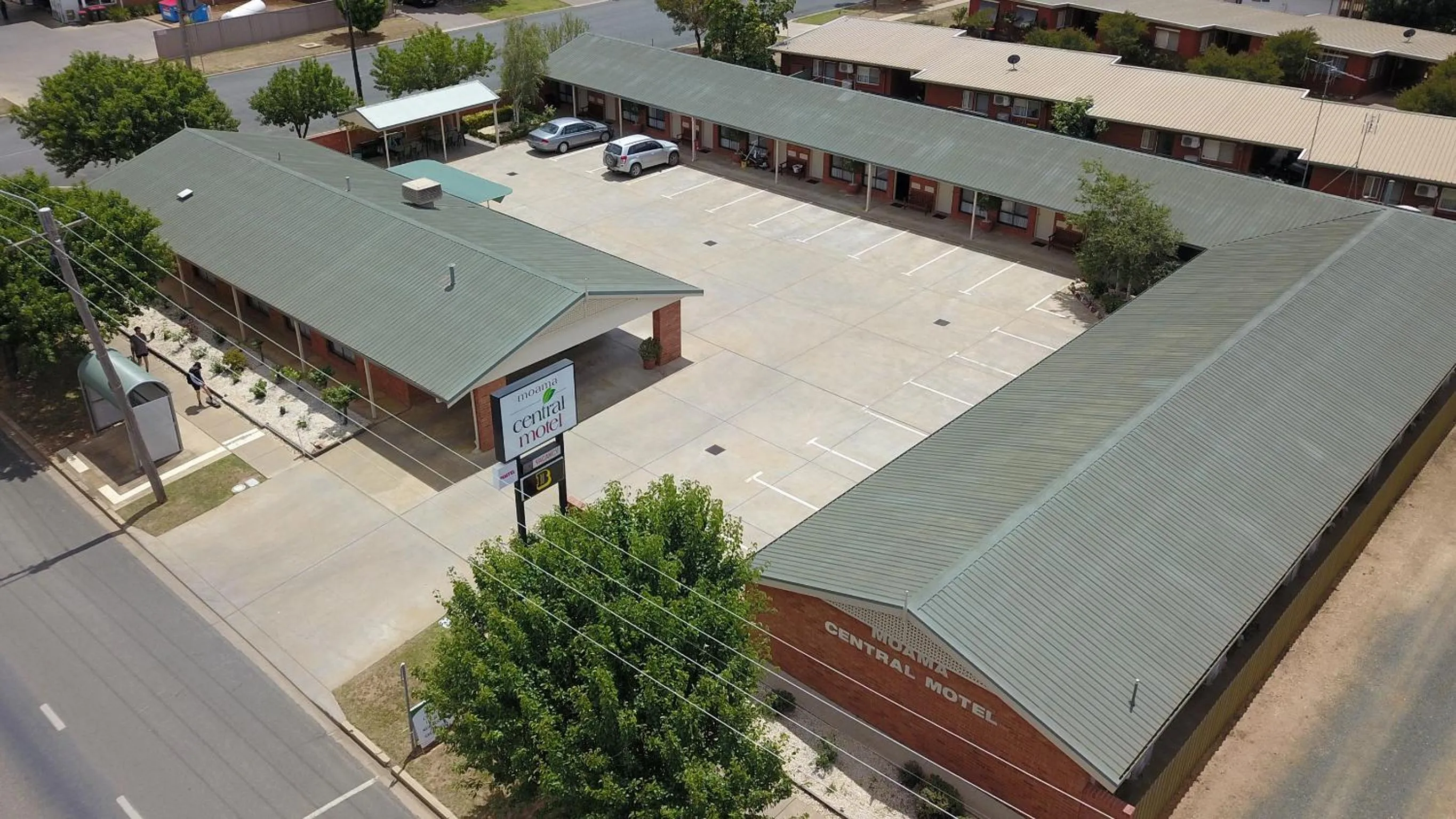 Bird's eye view in Moama Central Motel