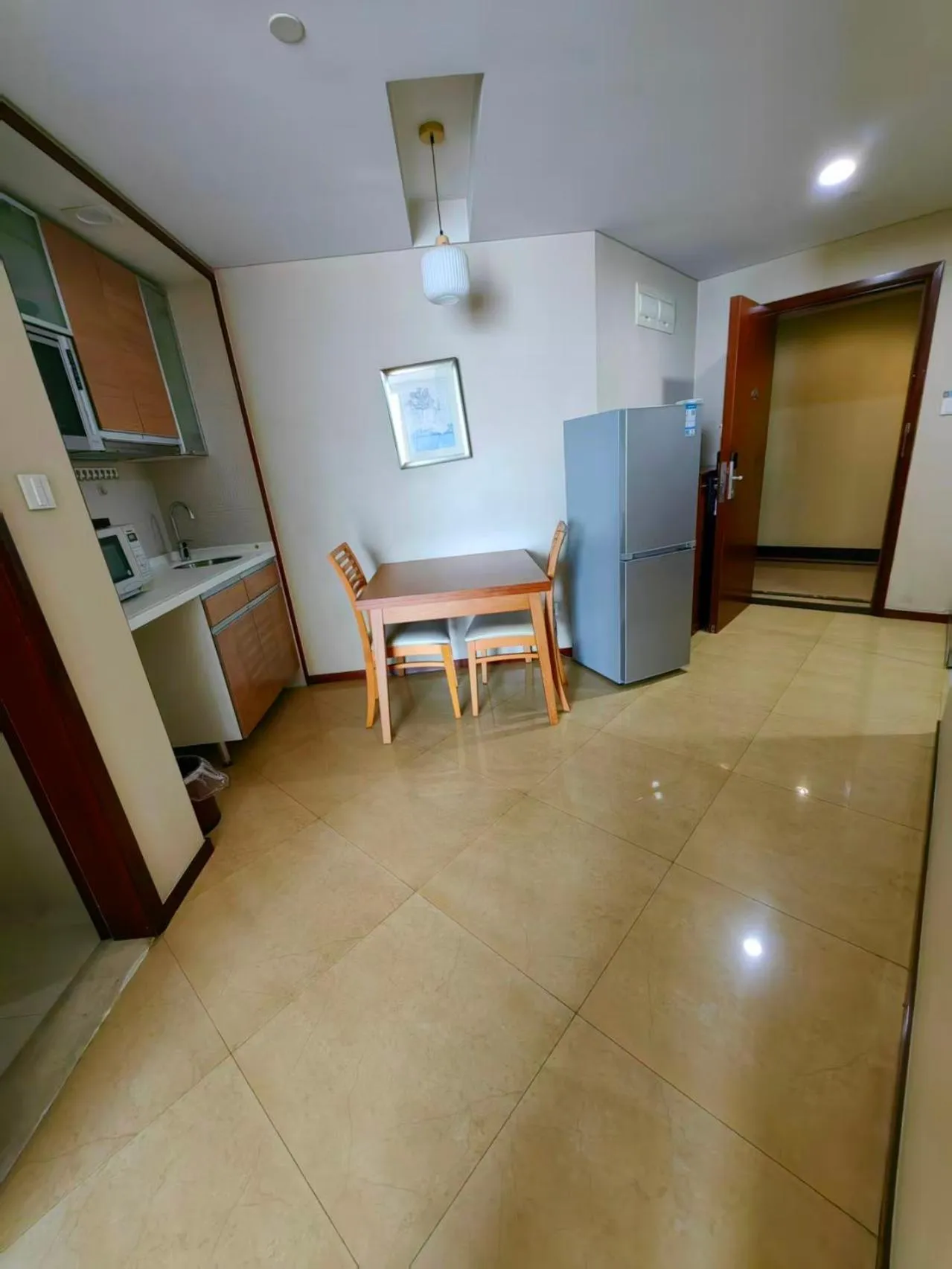 Kitchen or kitchenette in East King Business Hotel (West Lake store, Hangzhou)