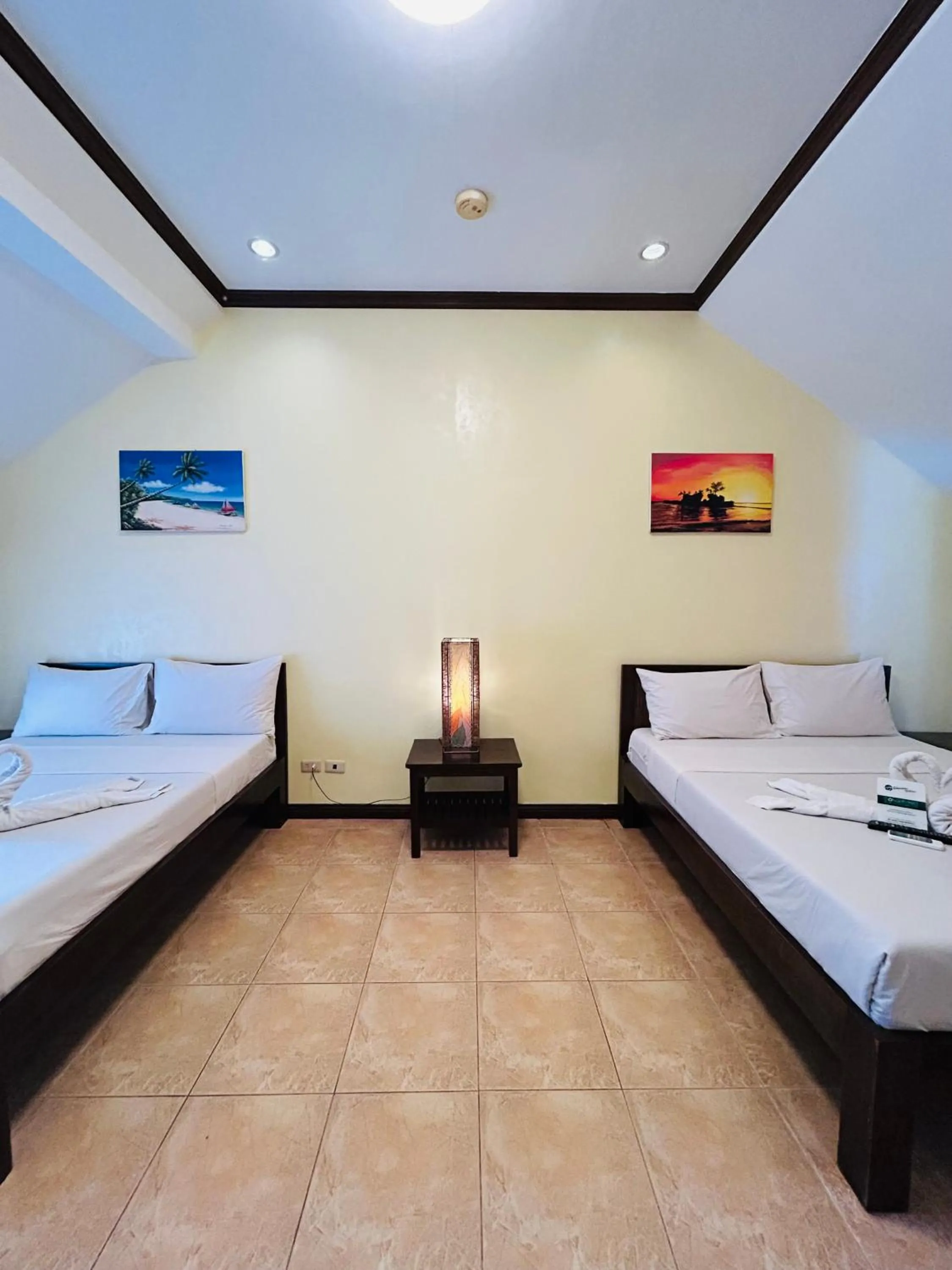 Bed in Sheridan Villas Boracay