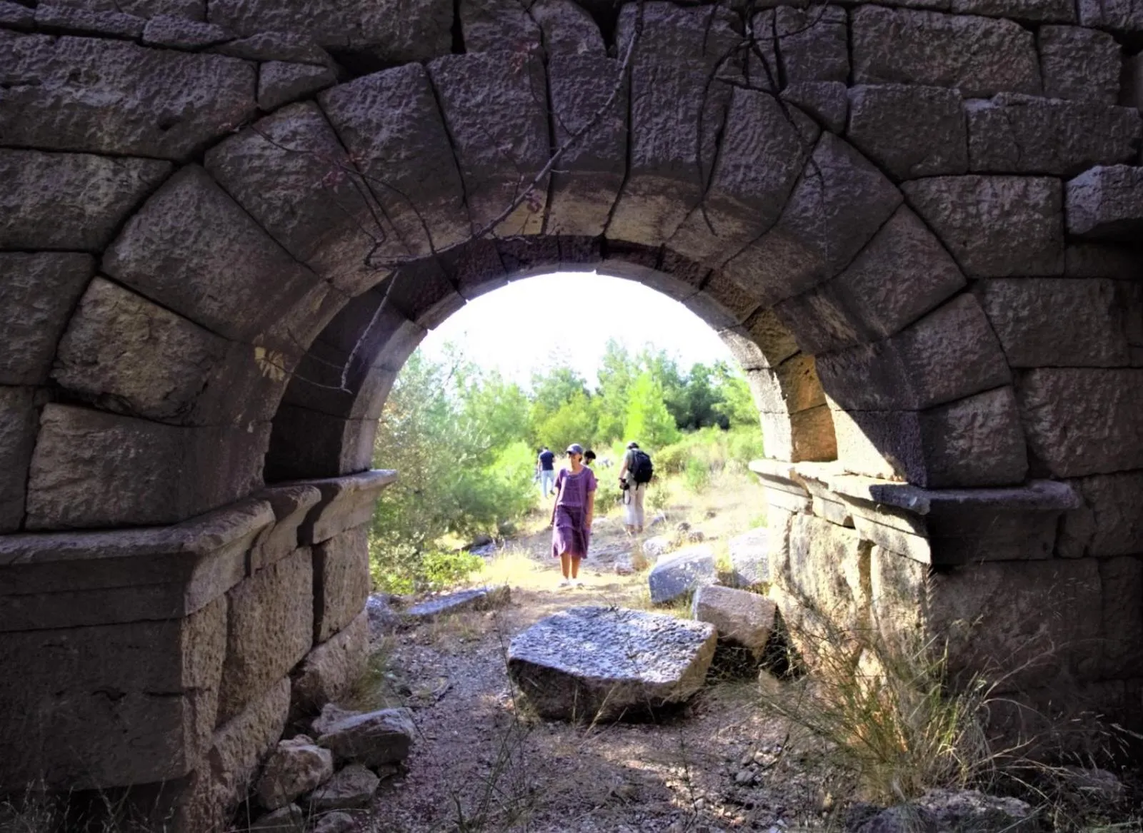 Landmark view in Antalya Bodrum Kayası Dağ Oteli