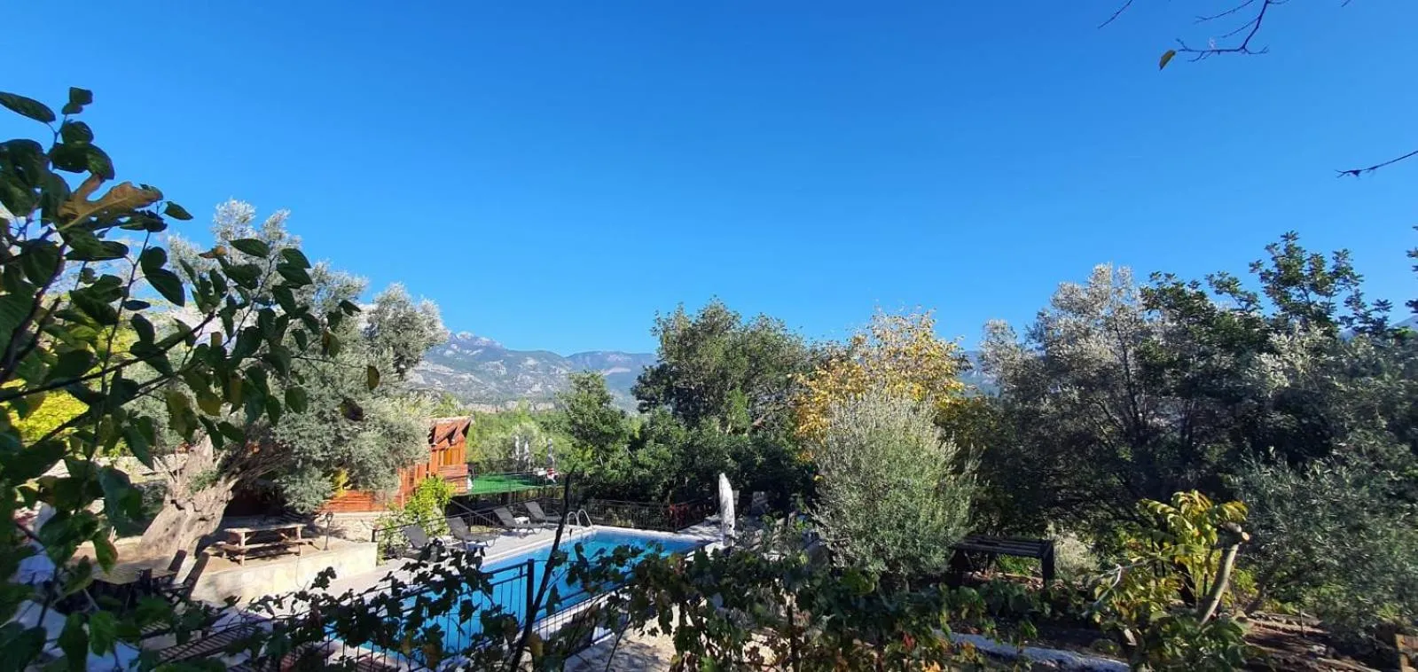 Swimming pool in Antalya Bodrum Kayası Dağ Oteli