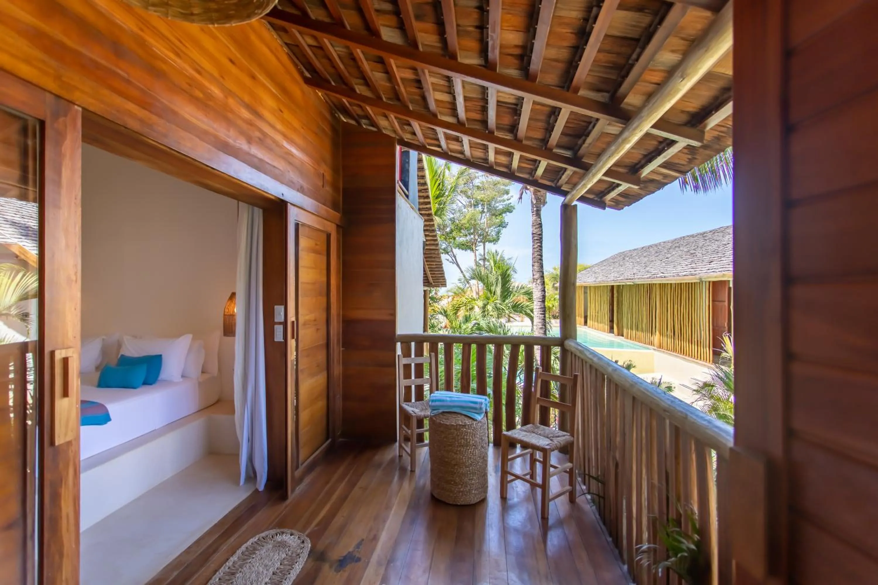 Balcony/Terrace, Bed in Café Jeri Hotel - Adults Only