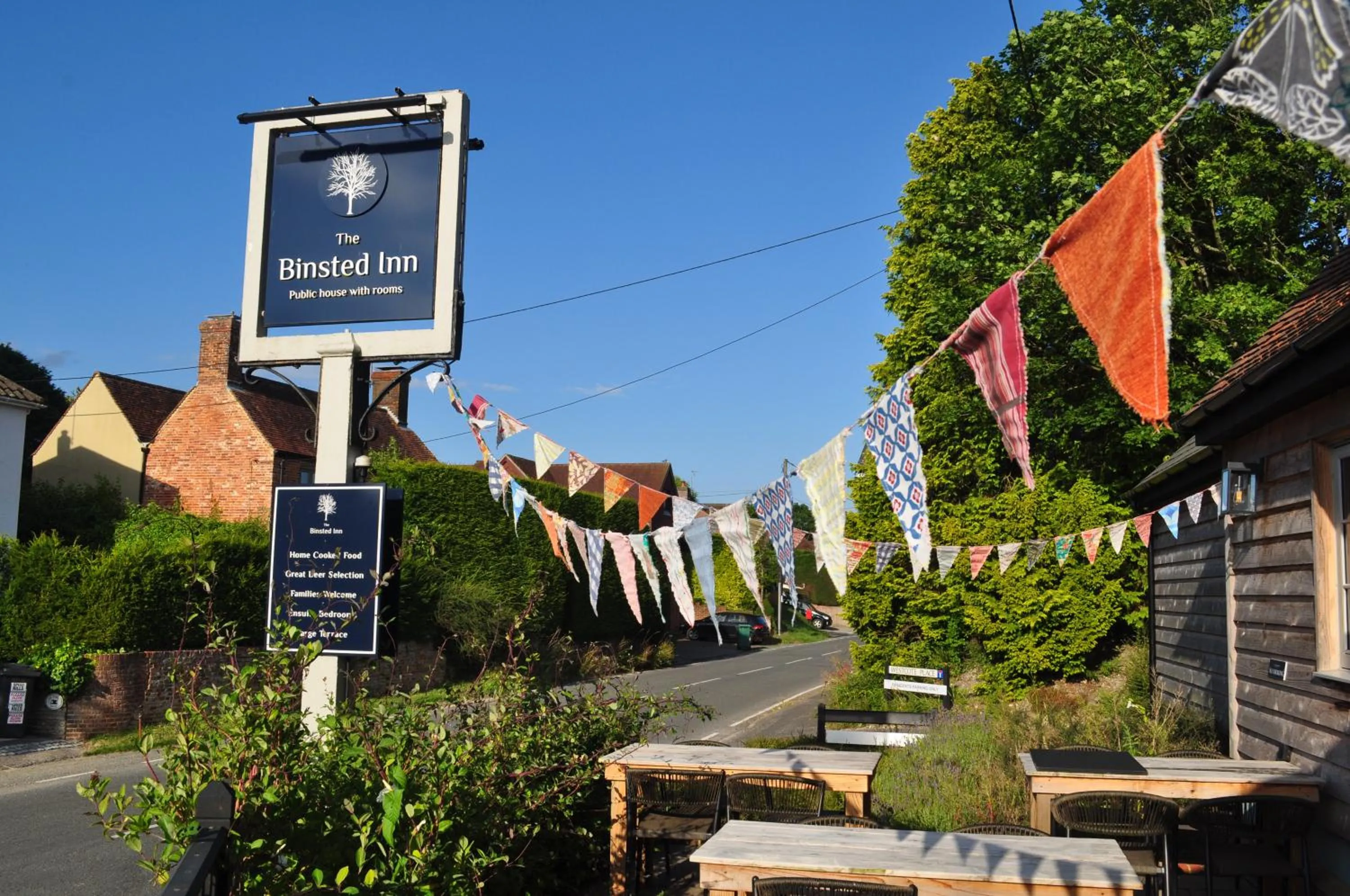 Balcony/Terrace in The Binsted Inn
