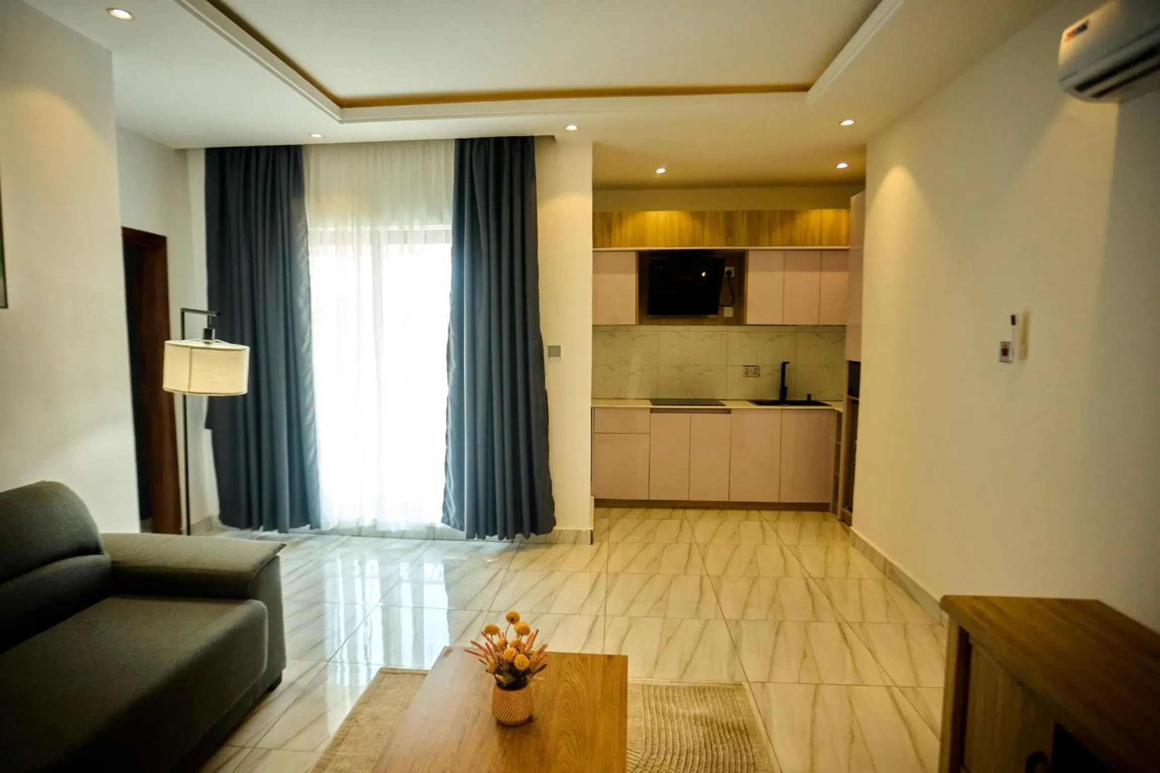 Kitchen or kitchenette in AIDEN HOMES AND APARTMENTS HOTEl