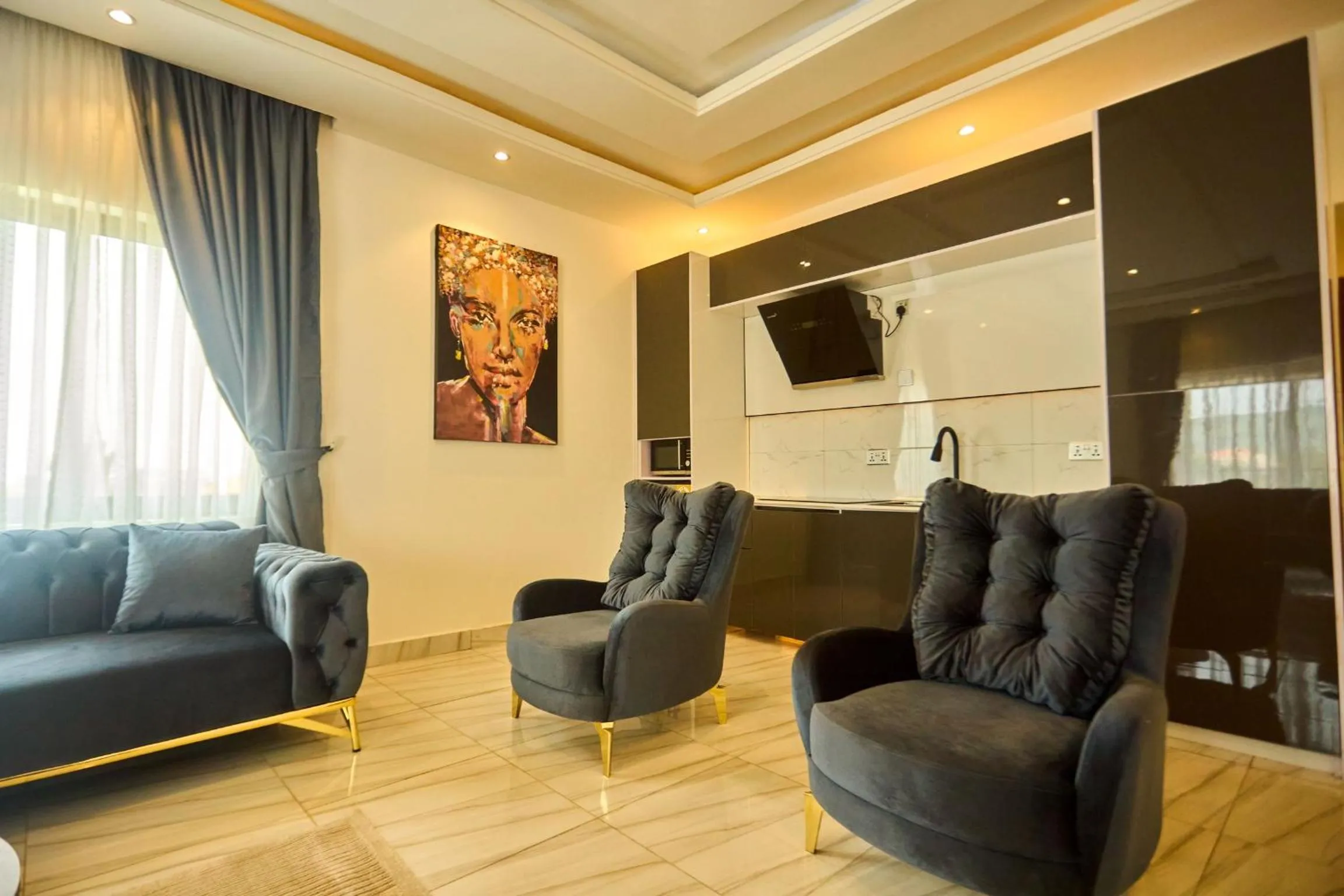 Living room in AIDEN HOMES AND APARTMENTS HOTEl