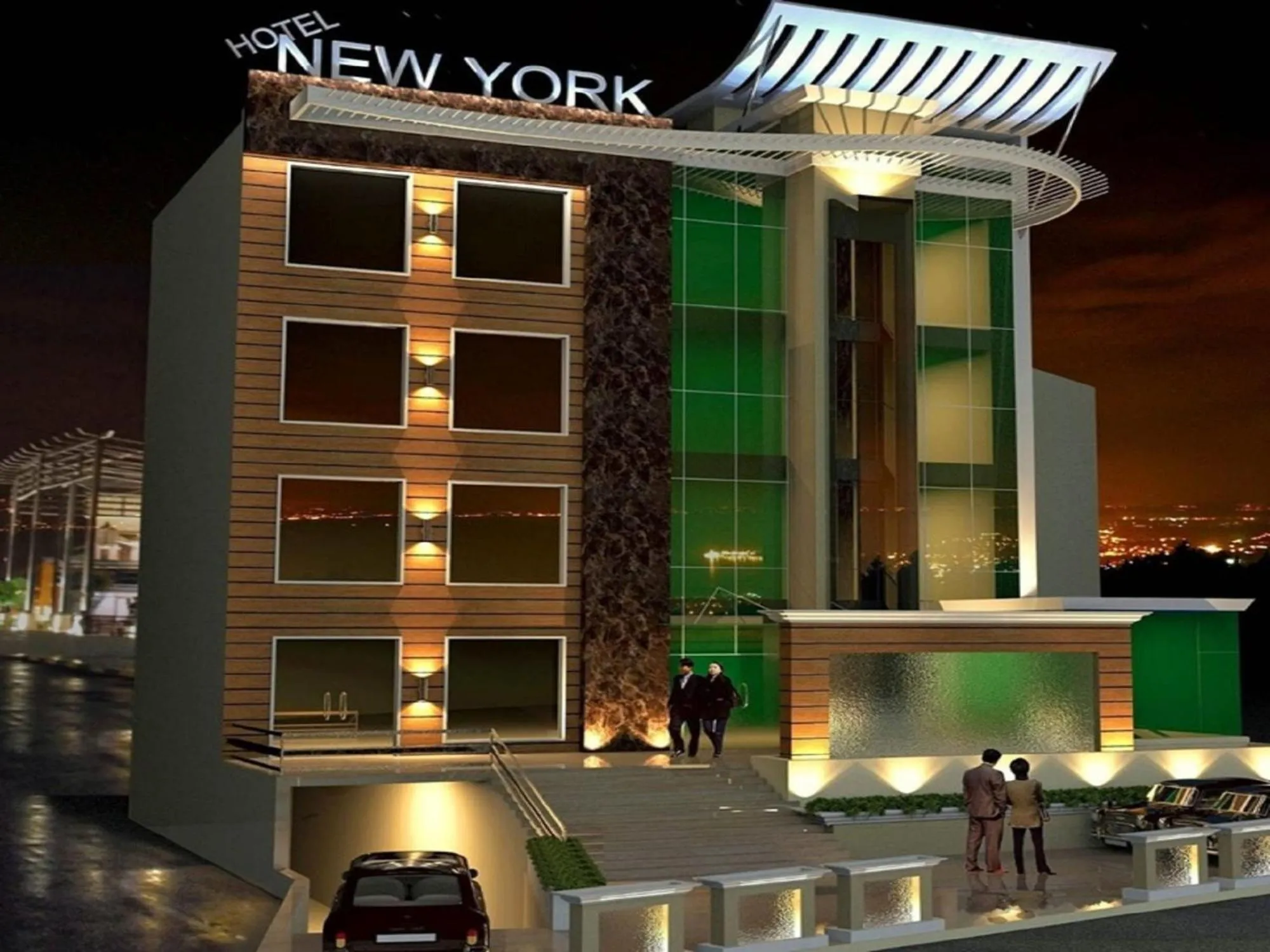 Facade/entrance in Hotel New York Plaza Una