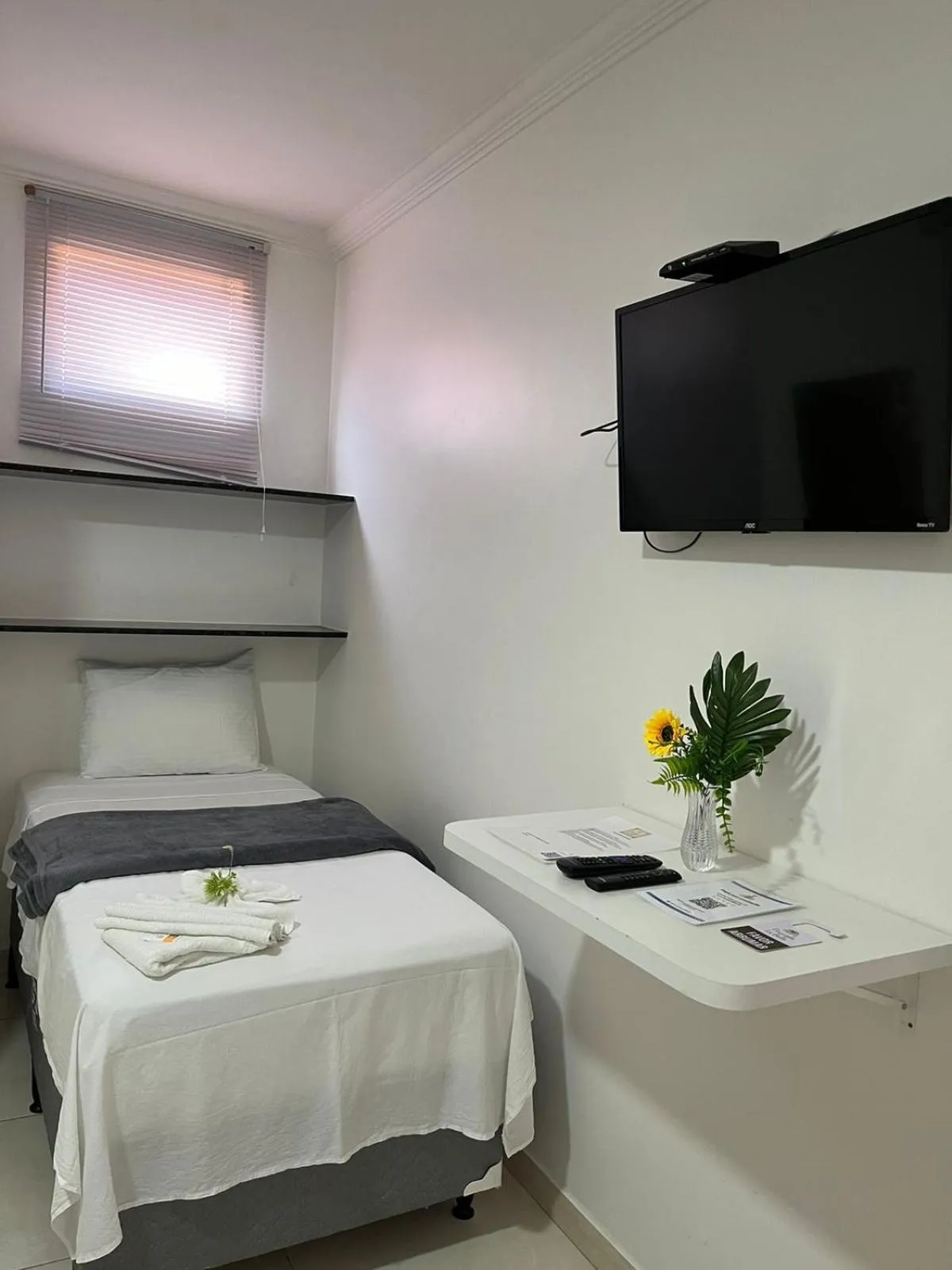 Bed in Pousada La Belle