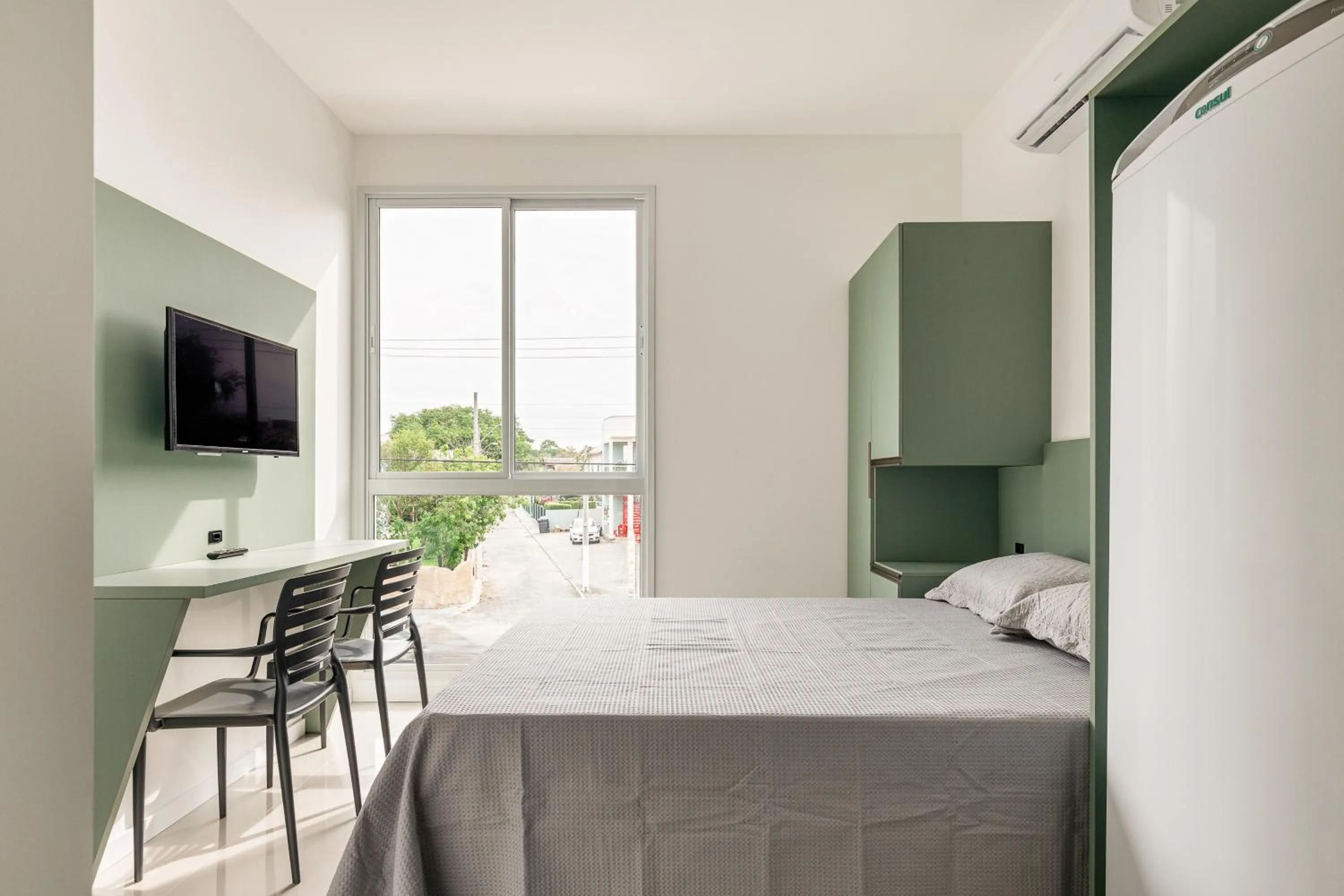 TV and multimedia, Bed in Parador Campeche