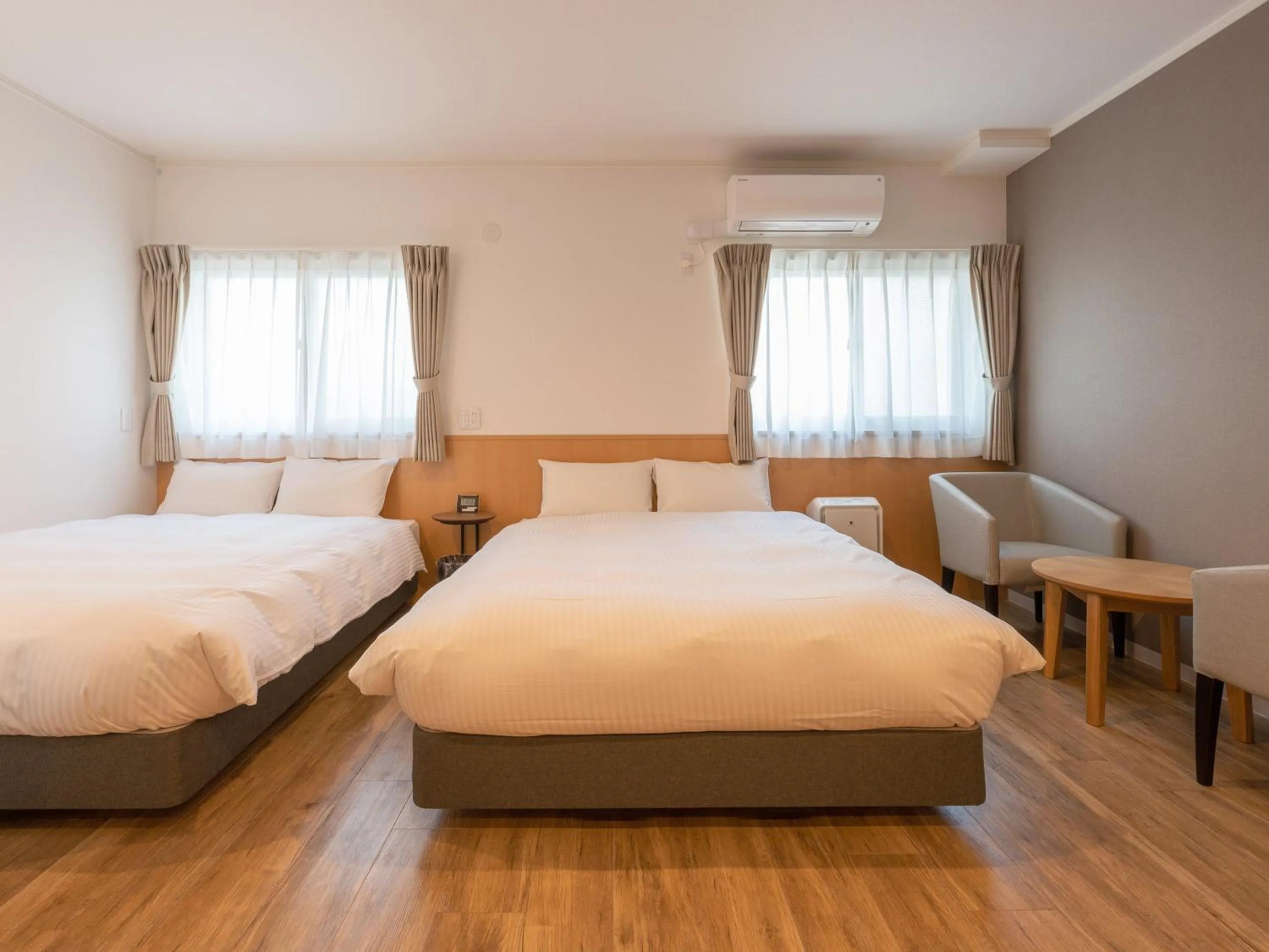 Bed in HOTEL R9 The Yard Asahishiro