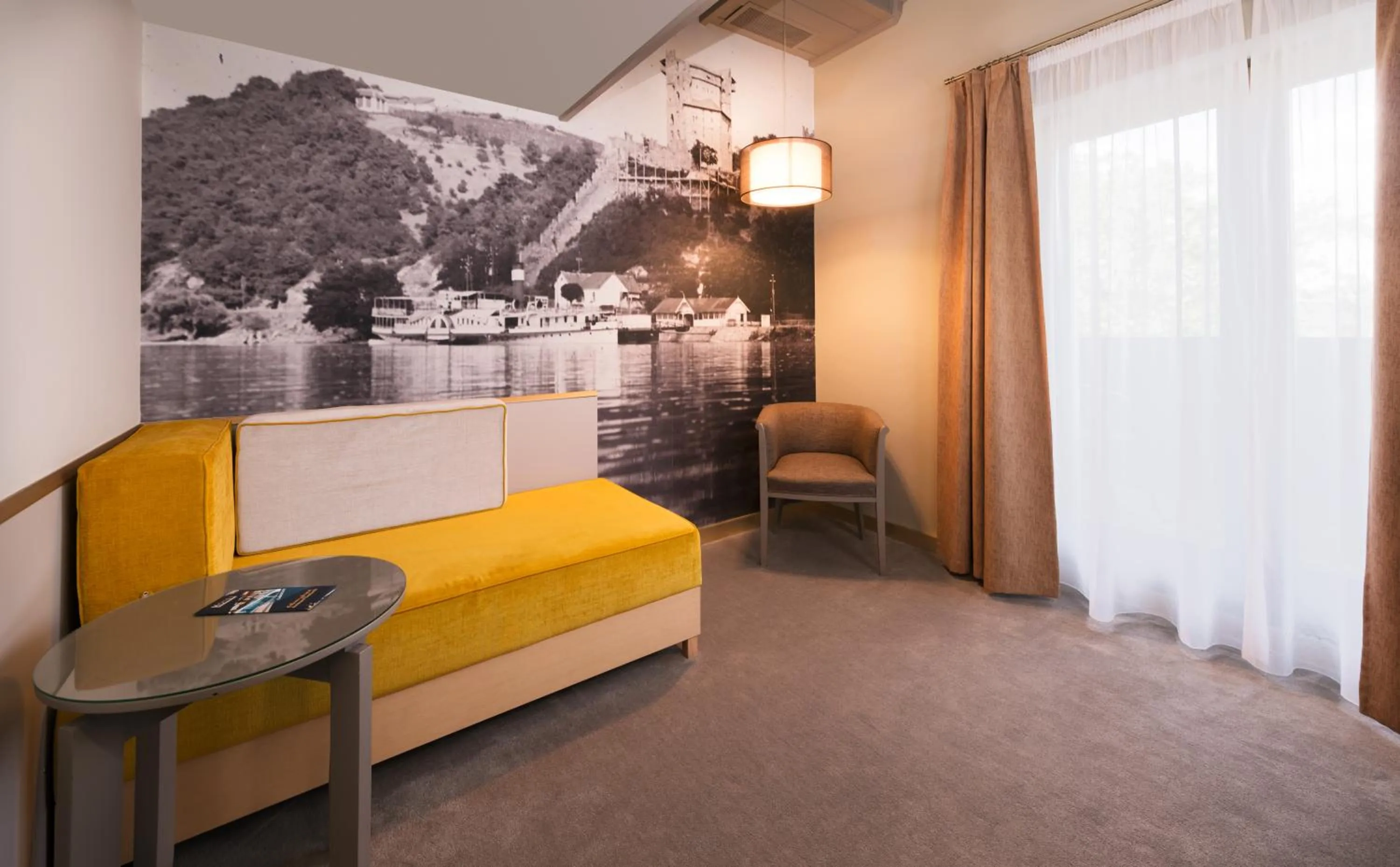 Bed in Hotel Visegrád