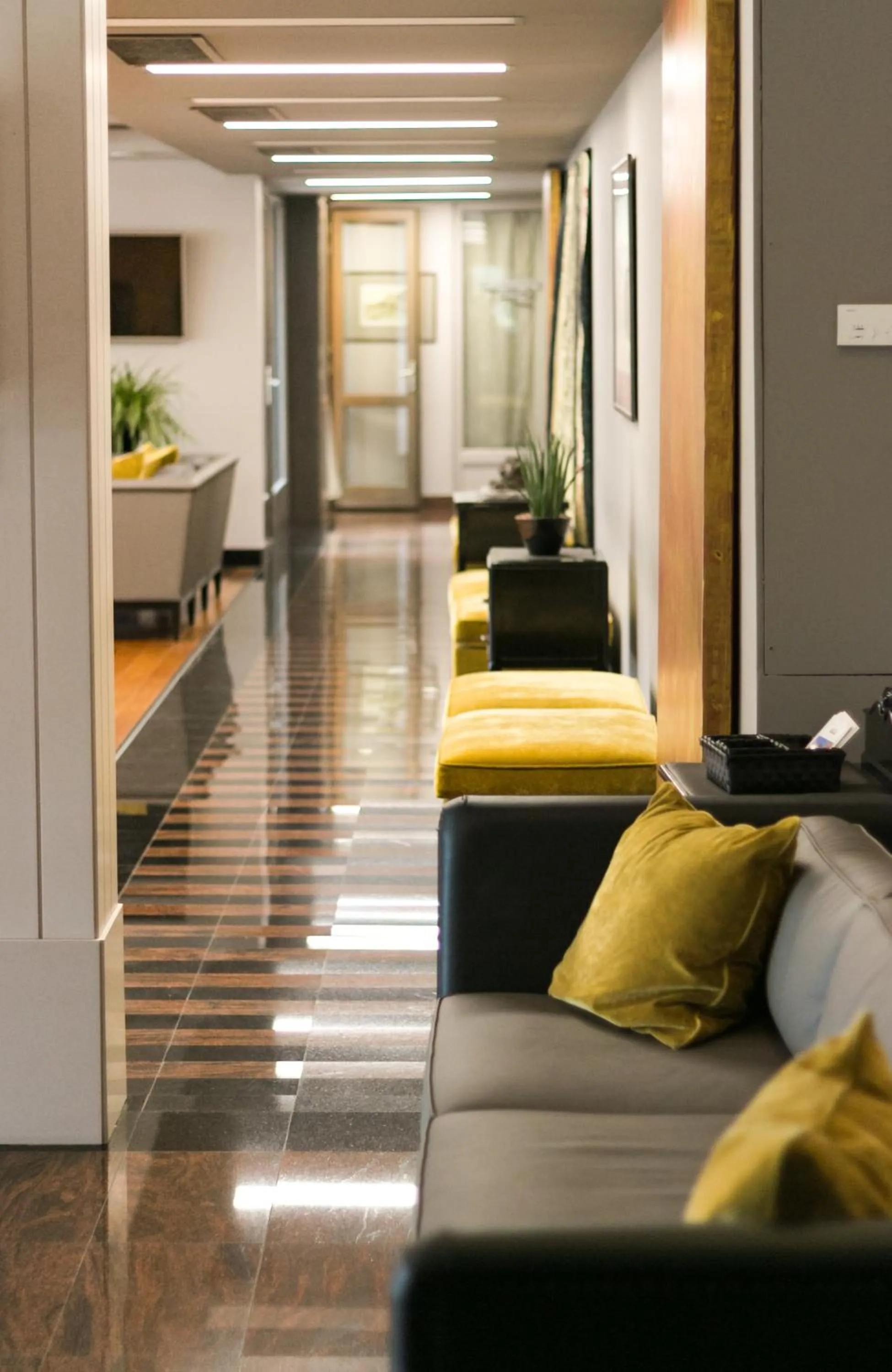 Lobby or reception in Hotel Visegrád