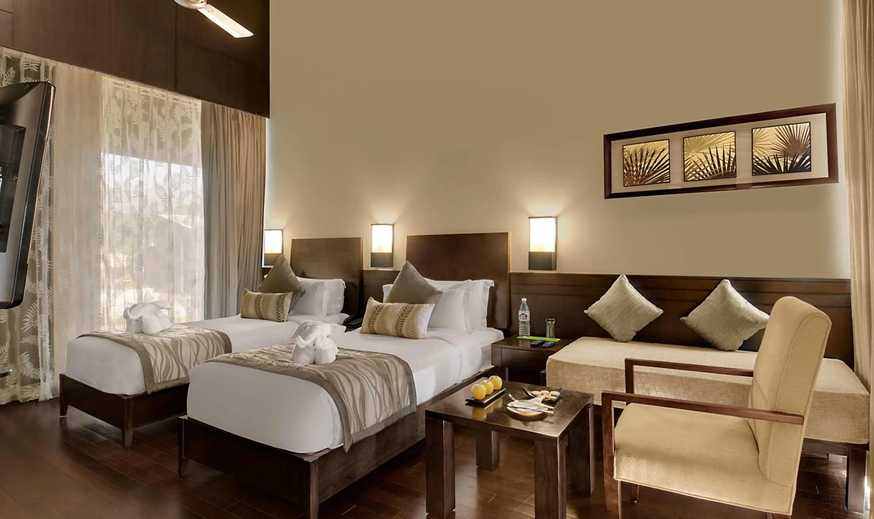 Photo of the whole room, Bed in Namah Resort Jim Corbett, a member of Radisson Individuals