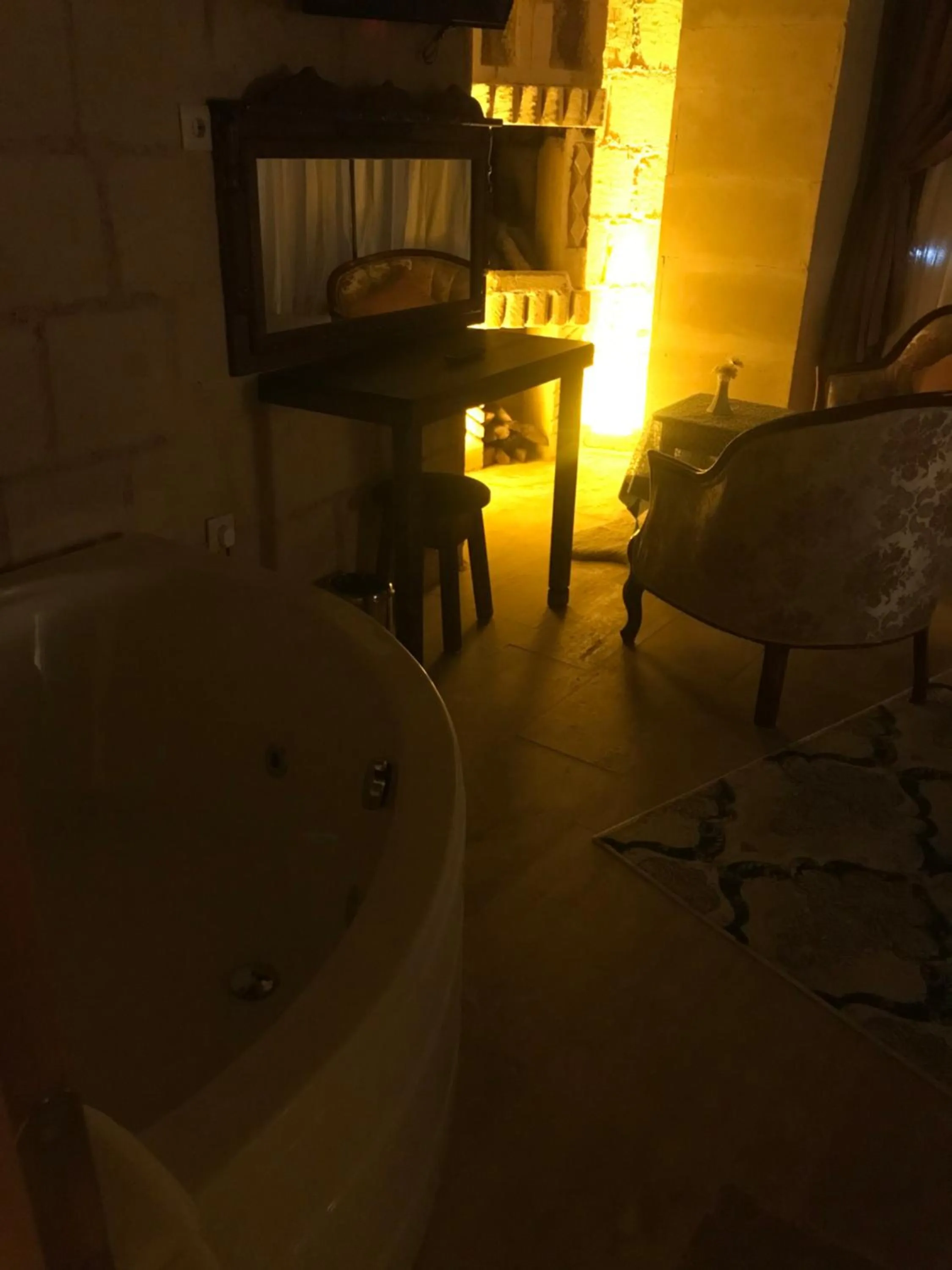 Seating area in Cappadocia Alaz Cave Otel