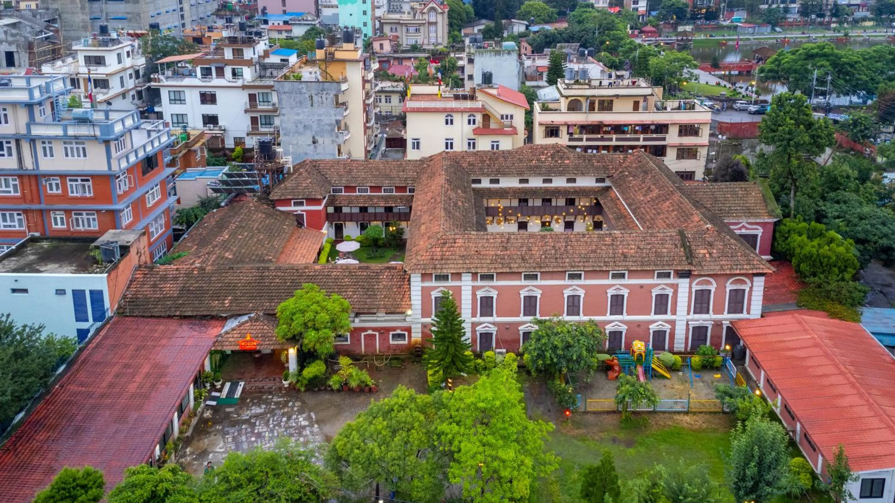 Bird's eye view in Hukum Darbar Restaurant & Hotel
