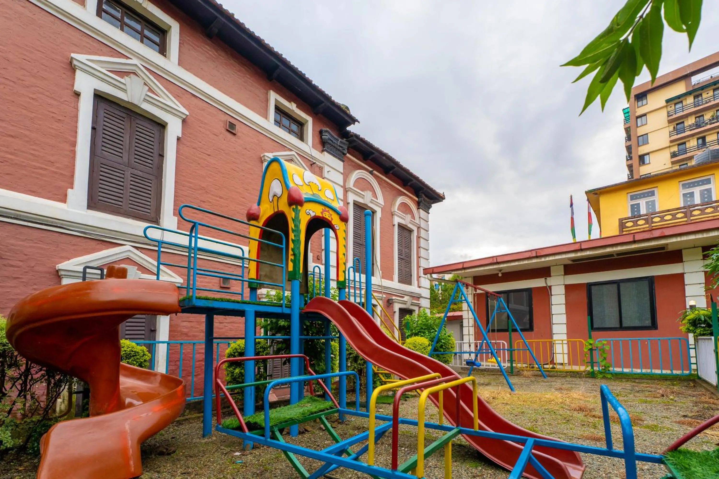 Children play ground in Hukum Darbar Restaurant & Hotel
